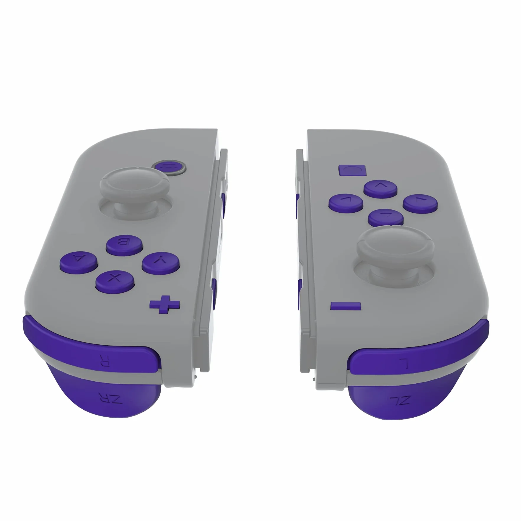 eXtremeRate Fioletowy Wymiana Klawisze Kierunkowe ABXY SR SL L R ZR ZL Przyciski Spustowe Sprężyny, Pełny Zestaw Przycisków zNarzędziami dla Nintendo Switch & Switch OLED Joy-con - JoyCon Shell Nie Jest Wliczony W Cenę