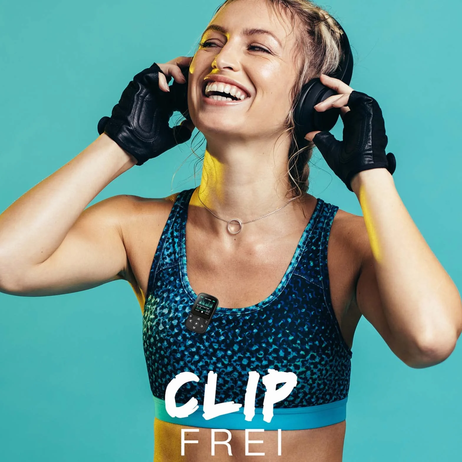 AGPTEK Odtwarzacz MP3 Bluetooth 5.3 Sport 32 GB z kolorowym ekranem TFT 1,5", mini odtwarzacz muzyki z klipsem, obsługuje kartę TF do 128 GB, z przyciskiem głośności, radio FM, krokomierz, czarny