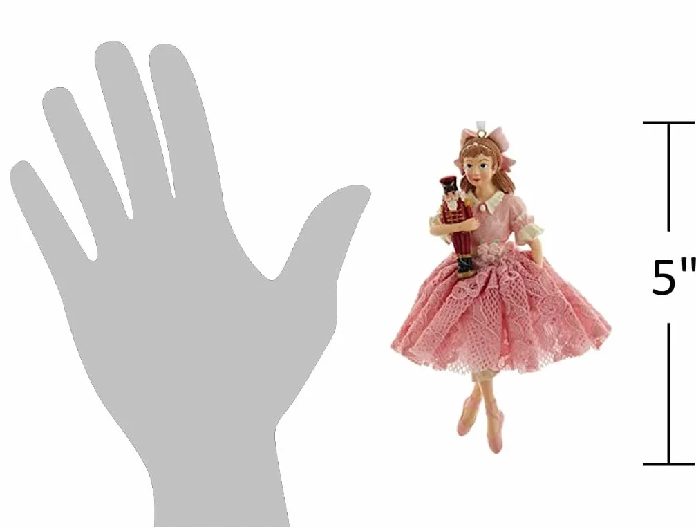 The Bridge Collection Balerina Clara Ornament 12,7 cm dziadek do orzechów balet ozdoba świąteczna