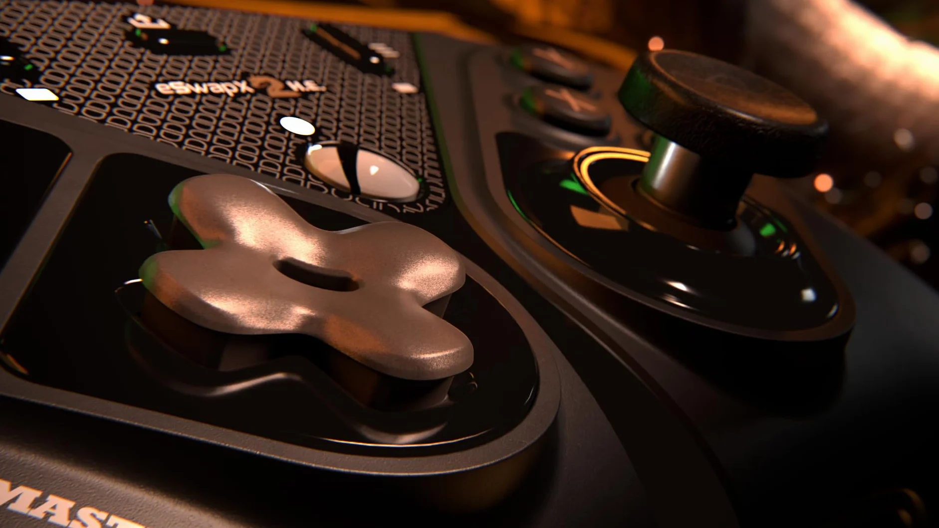 Thrustmaster ESWAP X2 H.E – Modułowy Gamepad do Gier E-sportowych z Zapobiegającymi Dryfowaniu Minidrążkami H.E.A.R.T. (Hall Effect) – Zgodny z Xbox Series X|S, Xbox One i PC