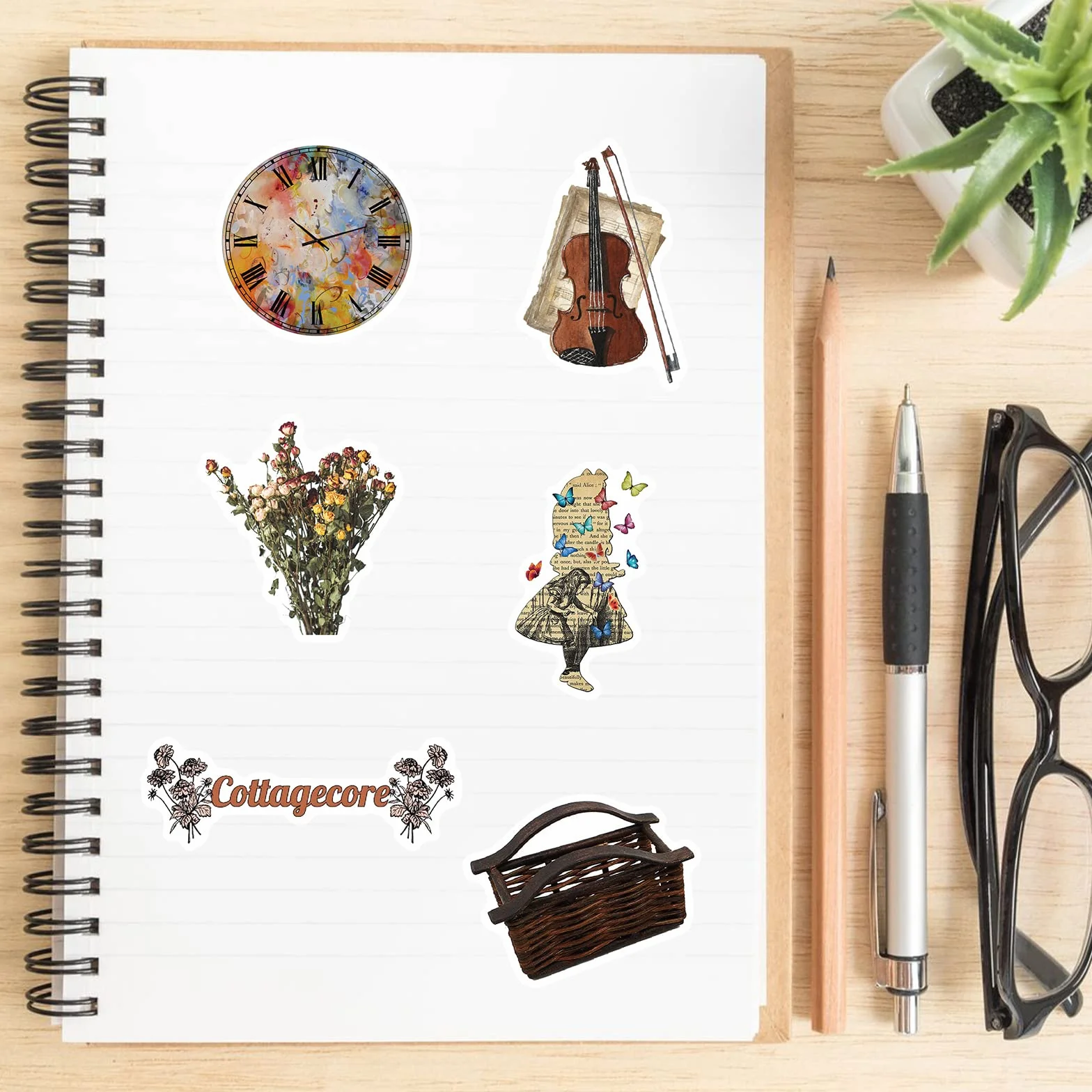 50 sztuk estetycznych naklejek graffiti, zabawne, urocze, winylowe naklejki stiker set do kindle, laptopa, scrapbooku, fotoalbumu, do stylu życia dziecięcego