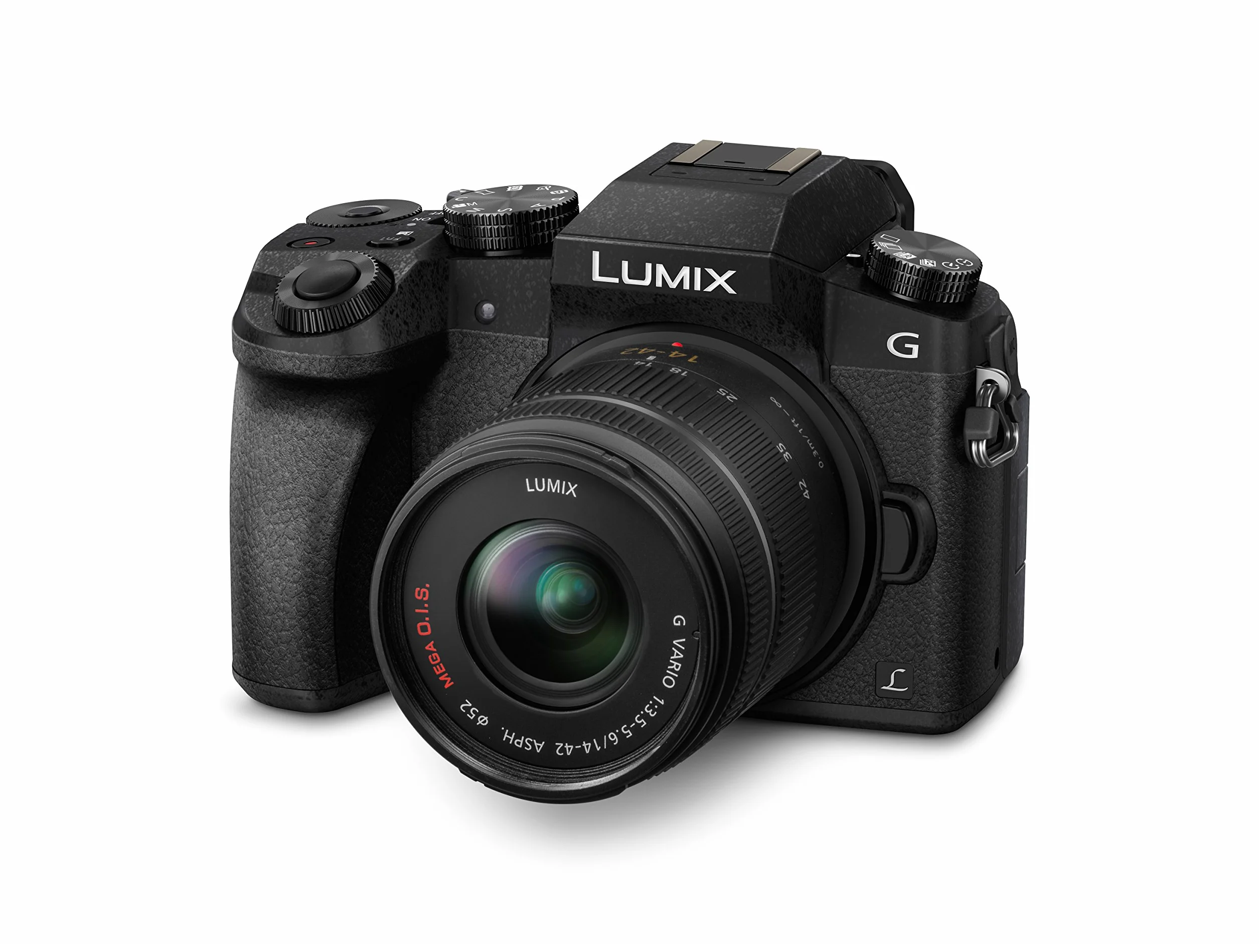 Panasonic Lumix G70KA zestaw startowy 16 MP, wideo 4K, ekran dotykowy 7,5 cm (3"), WiFi, NFC (w zestawie karta SD 16 GB i torba)