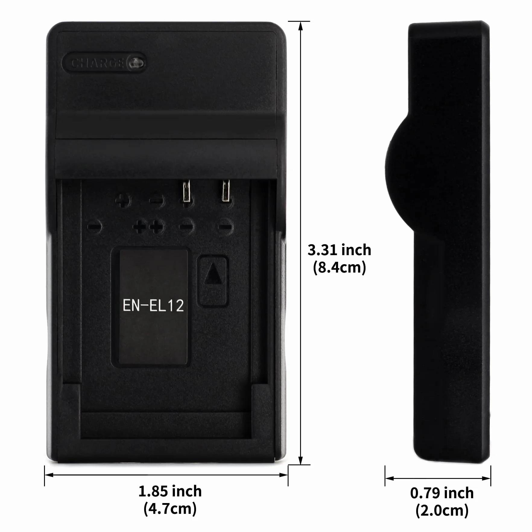 Norifon EN-EL12 USB Ładowarka do Nikon Coolpix AW130, AW100, AW120, AW110, S6200, S6300, S8100, S8200, S9100, S9300, S9500, S9900 Aparat i nie tylko