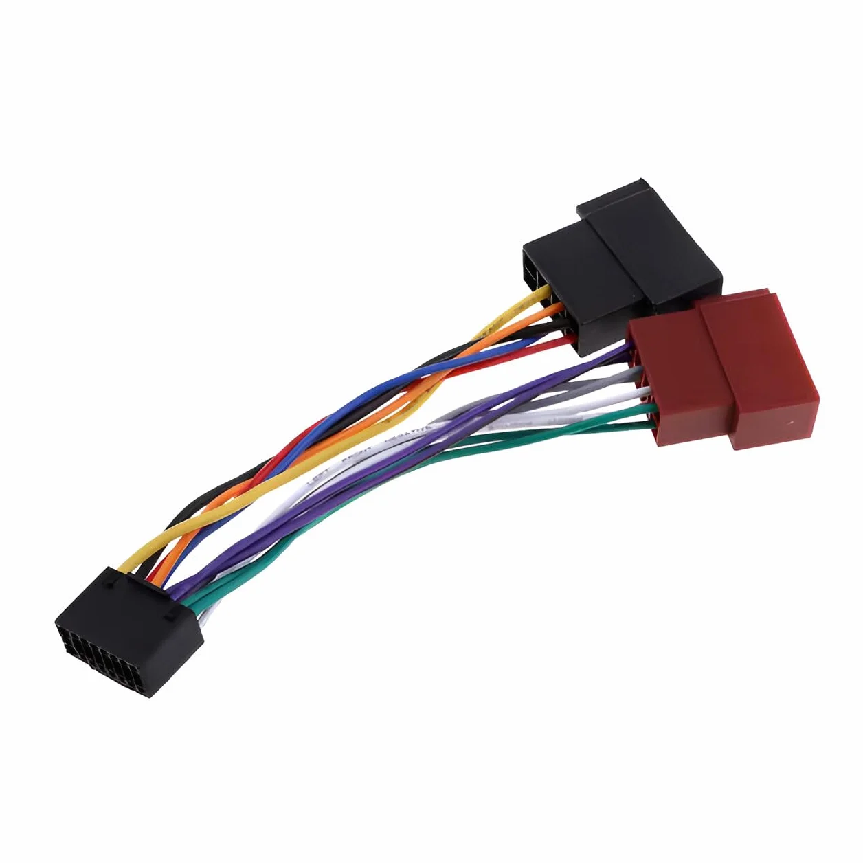 Sound Way ISO wiązka przewodów samochodowe stereo radio adapter adapter kabel kompatybilny z KENWOOD 16-pinowy