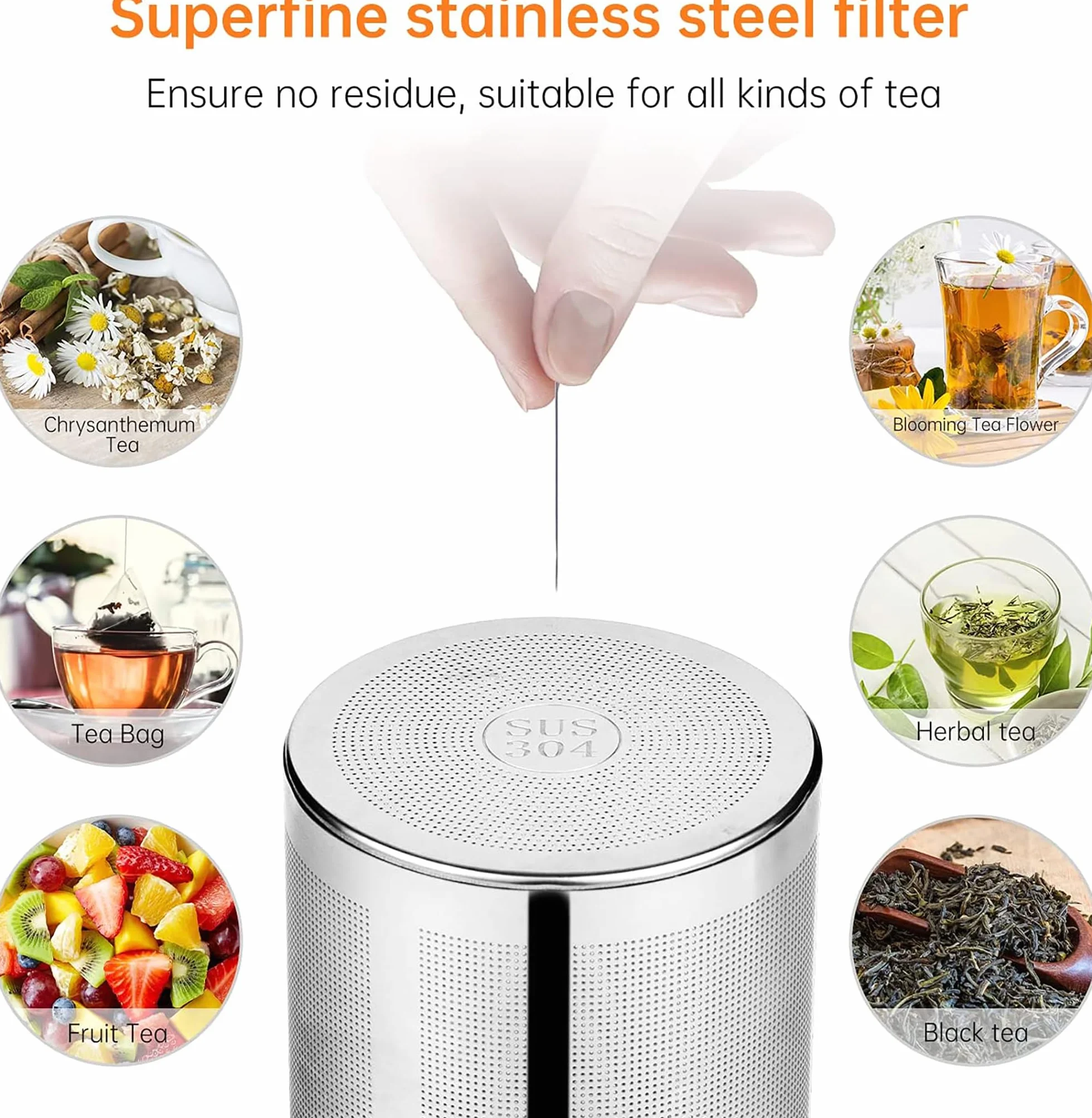 Szklany dzbanek do herbaty 1200 ml z sitkiem szkło borokrzemowe