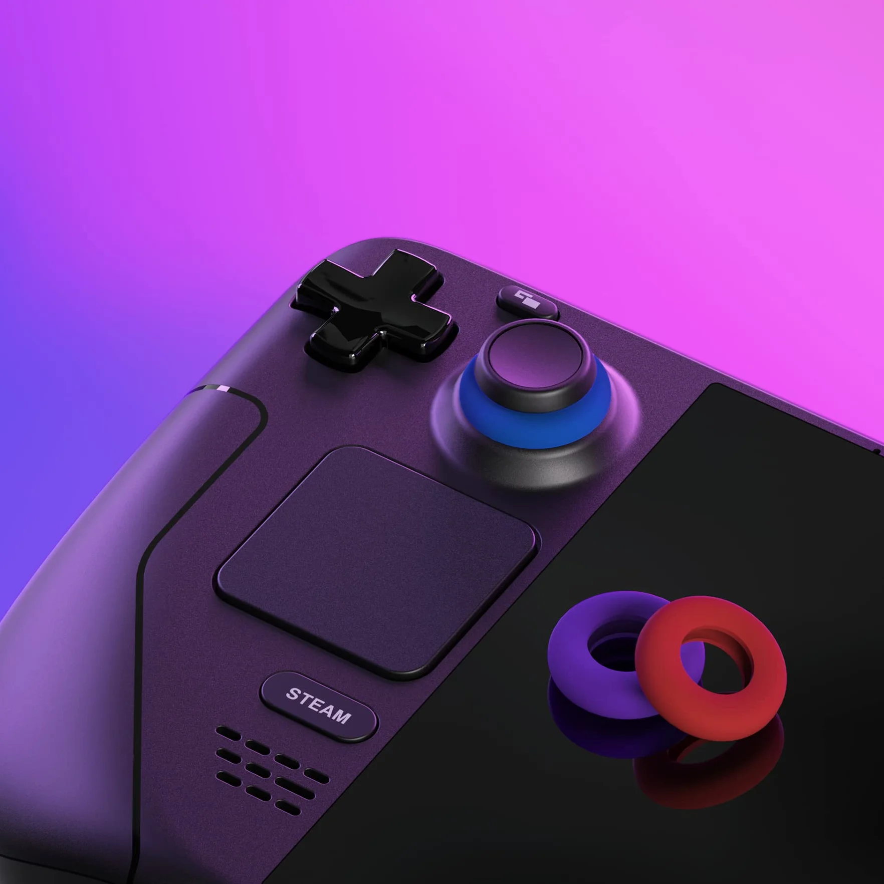 PlayVital 3 par Precision Rings do ps5/ps4 BuffeRings Silikonowe Pierścienie Assist Amortyzatory Thumbsticka do Xbox Series/One X S,do Xbox 360,do Switch Pro,do Steam Deck