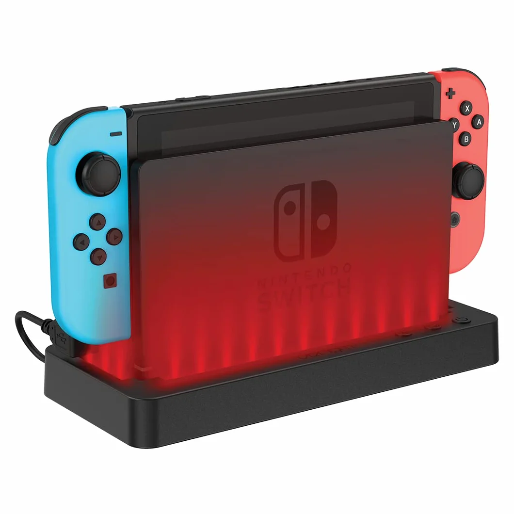 Venom Wielokolorowy podświetlany stojak na konsolę LED (Nintendo Switch)