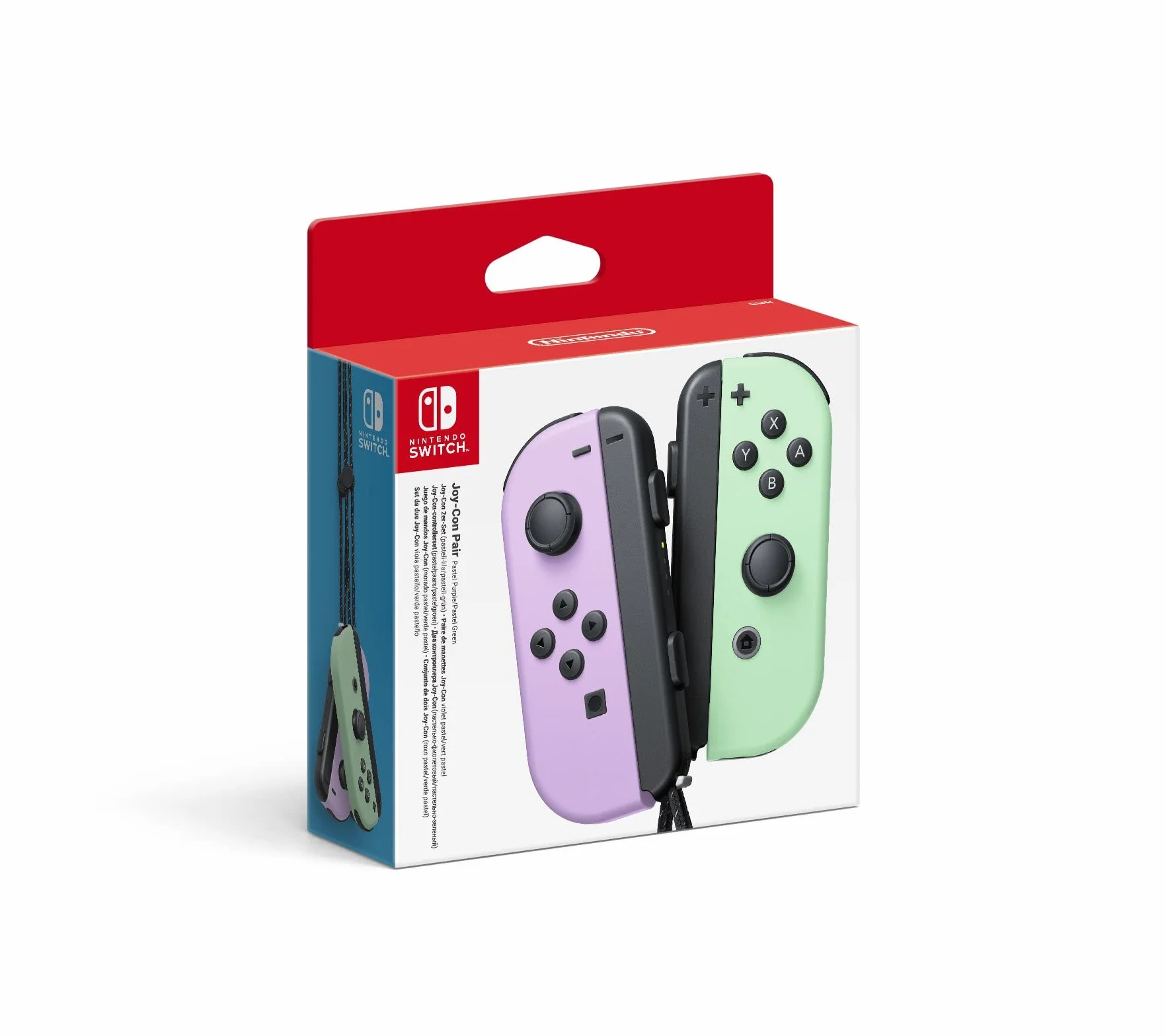 Nintendo Switch Kontrolery Zielony Fioletowy 2 Sztuki