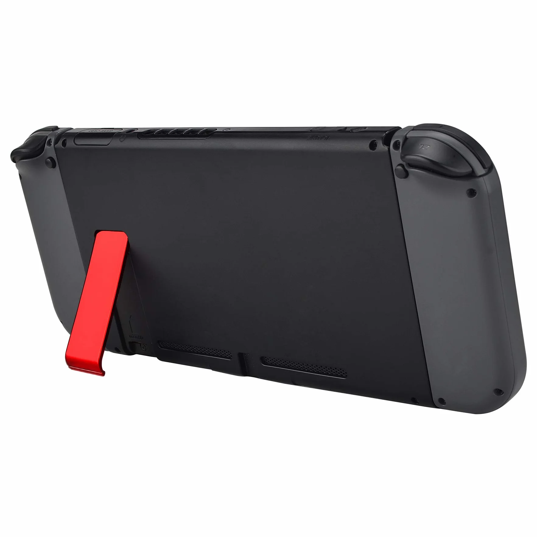 eXtremeRate 2 Zestaw Chrom Czerwony Wymiana Podpórka dla Nintendo Switch Konsoli, Back Bracket Holder Kick Stand dla Nintendo Switch Konsoli - Konsola Nie Jest Wliczona W Cenę