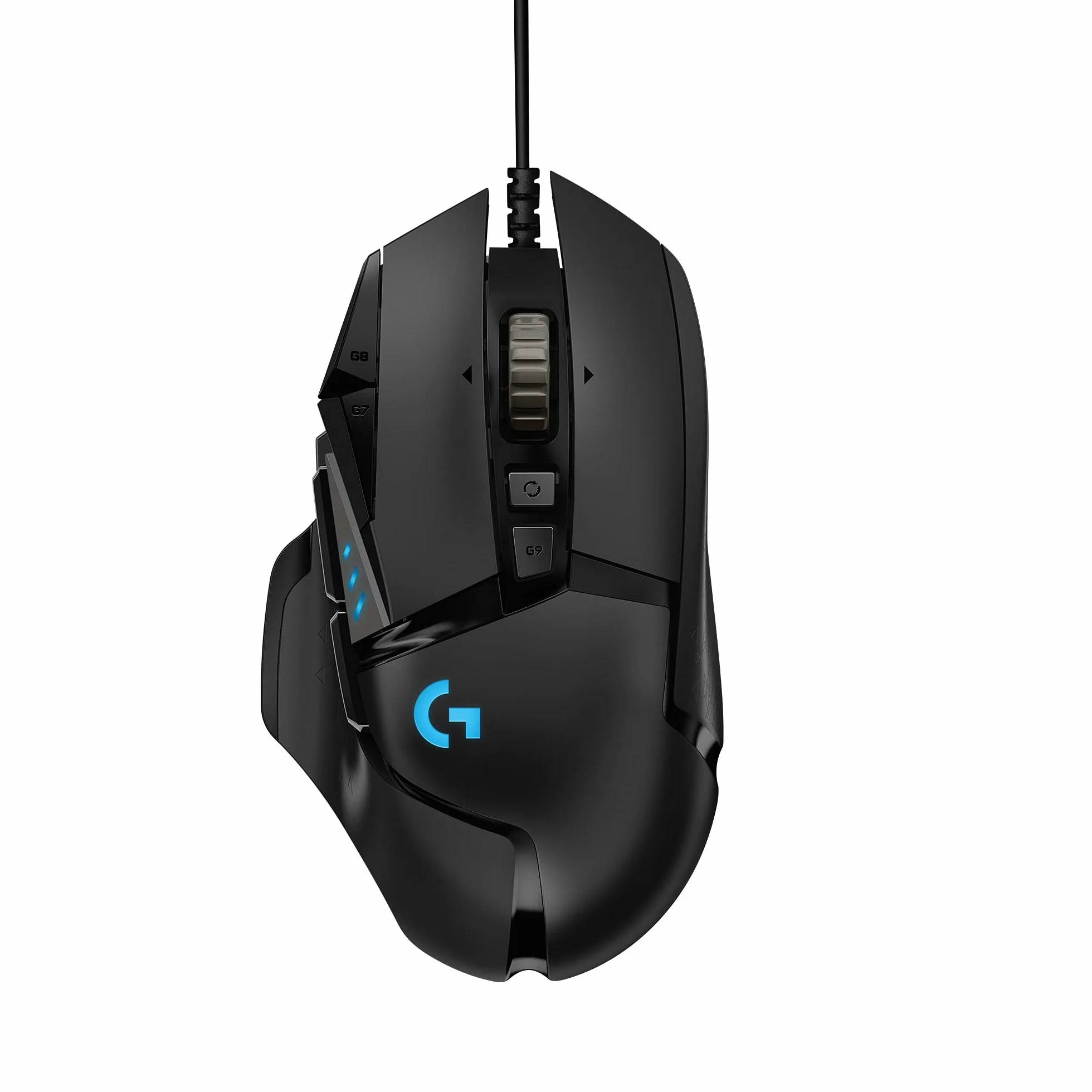 Logitech G G502 HERO Ratón Gaming con Cable, HERO 25K, 25600 DPI, RGB, Peso Personalizable, 11 Botones, PC/Mac - Negro