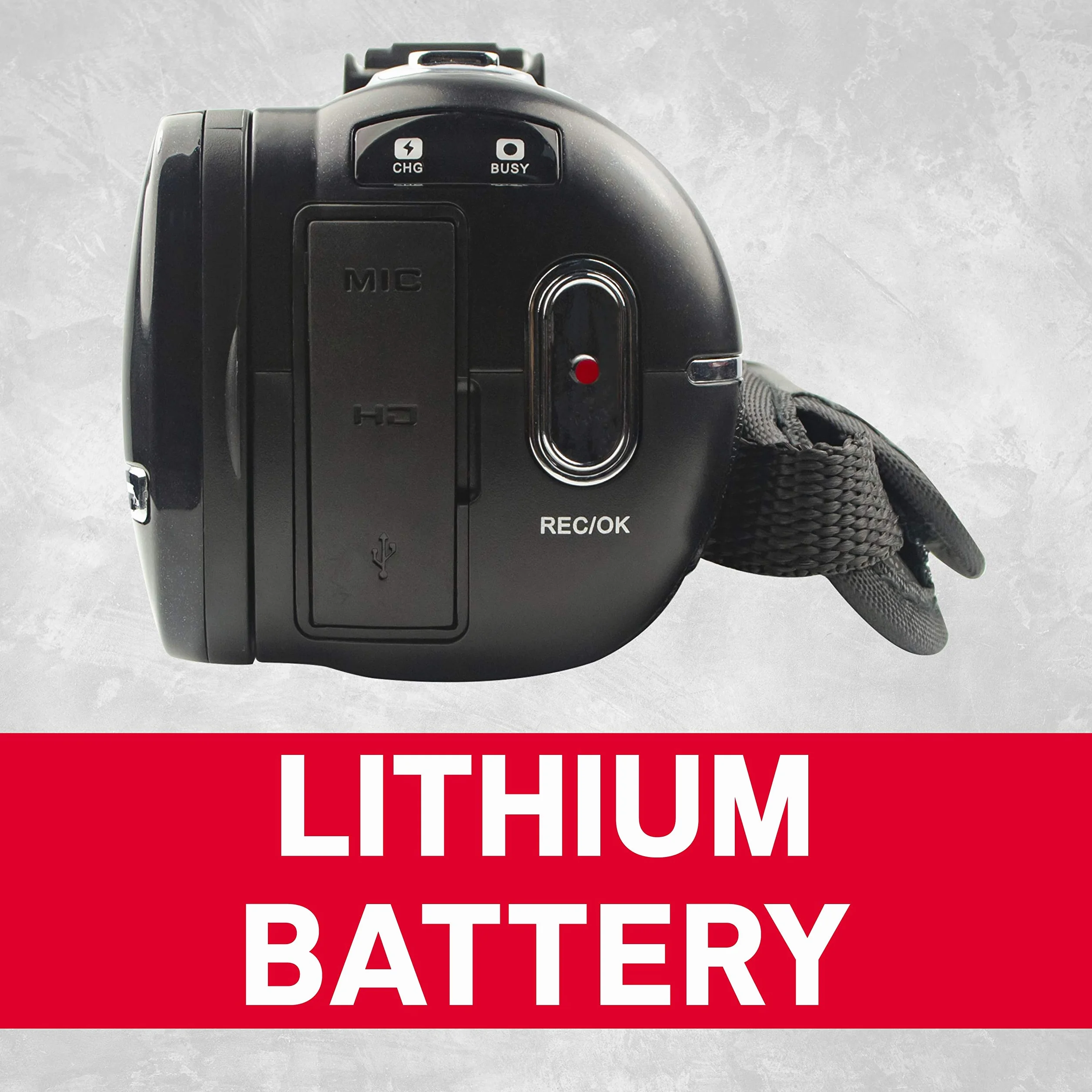 AgfaPhoto Realimove CC2700 kamera wideo 2,7 K, zdjęcia 24 MP, ekran dotykowy IPS 3,0", zoom cyfrowy 18x, światło LED, pilot zdalnego sterowania, 2 x bateria litowa