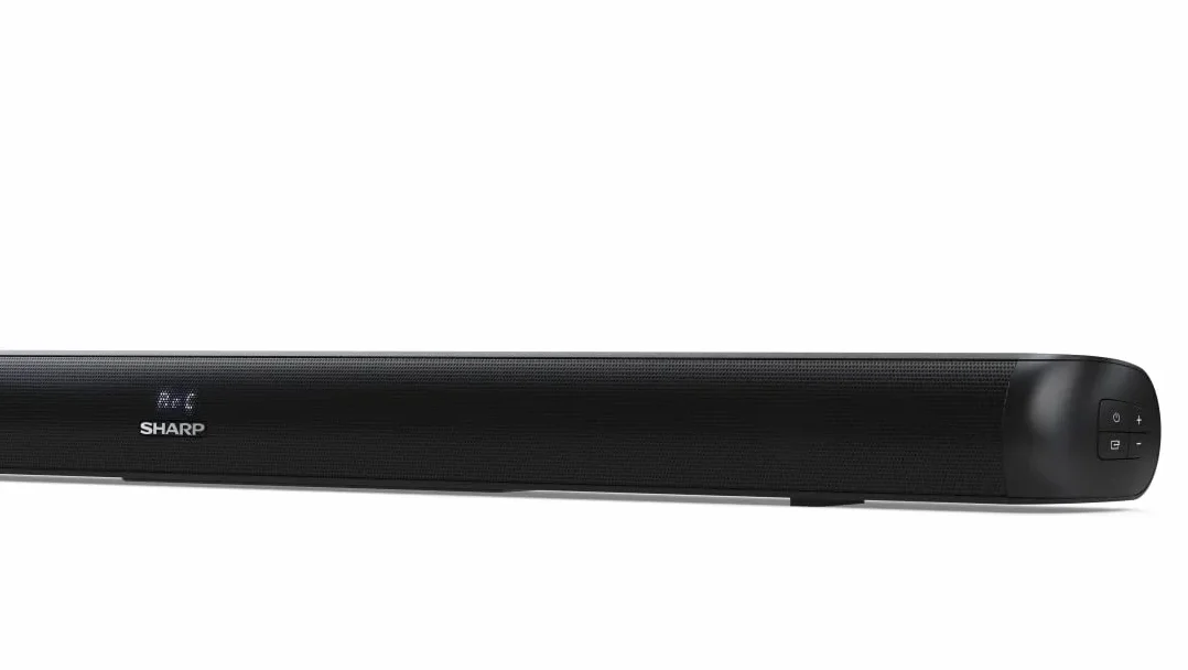 Sharp HT-SB147 2.0 Bluetooth Slim-Soundbar (z HDMI ARC/CEC, moc całkowita 120 W), czarny