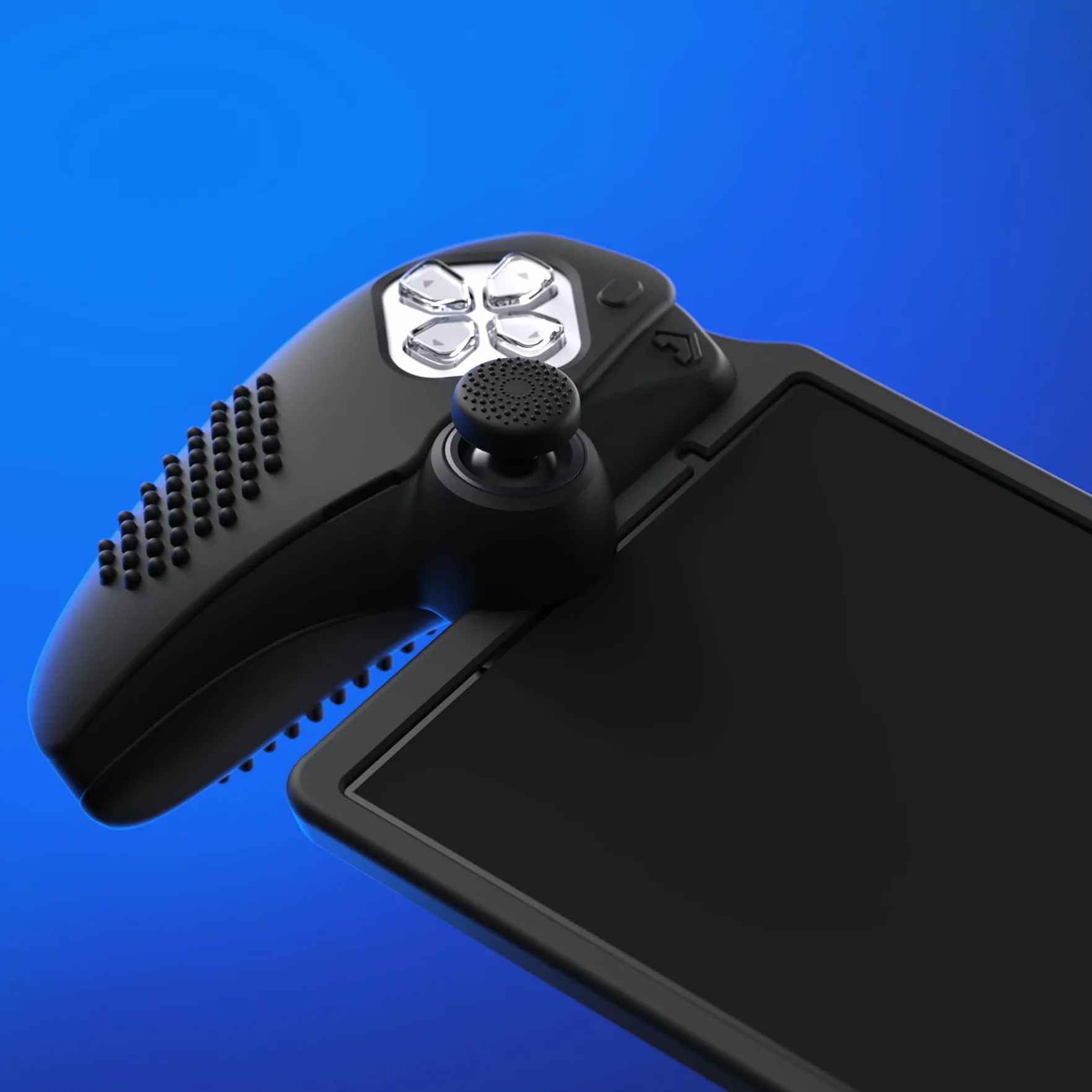 PlayVital Silikonowe Etui Ochronne do PS Portal z Thumbstick Grip Cover,Pokrowiec Console do PS Portal,Akcesoria do PS Portal-Czarny