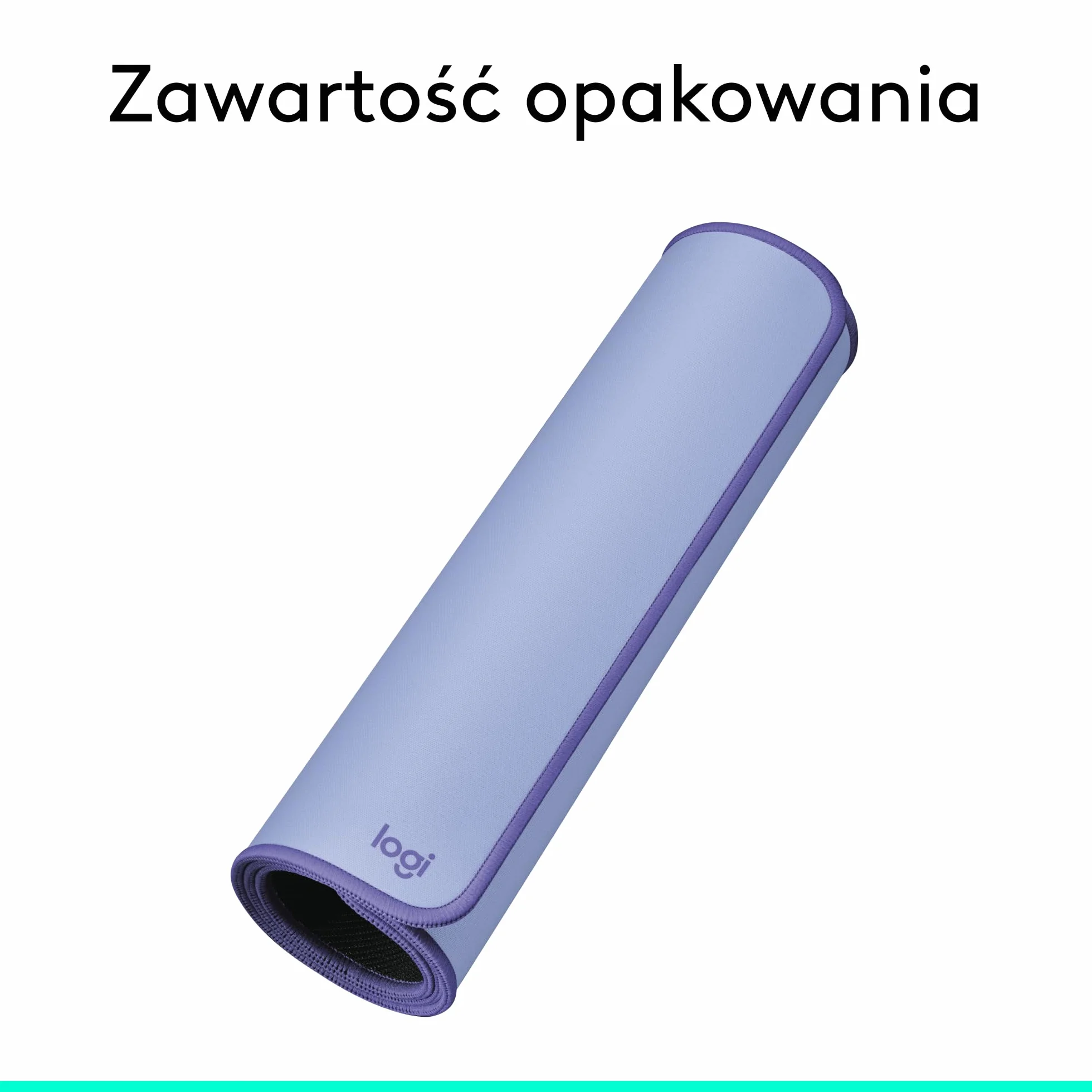 Logitech Desk Mat - Studio Series, Wielofunkcyjna duża mata na biurko, szeroka podkładka pod myszkę, antypoślizgowa, odporna na zalanie, trwały materiał - Liliowy
