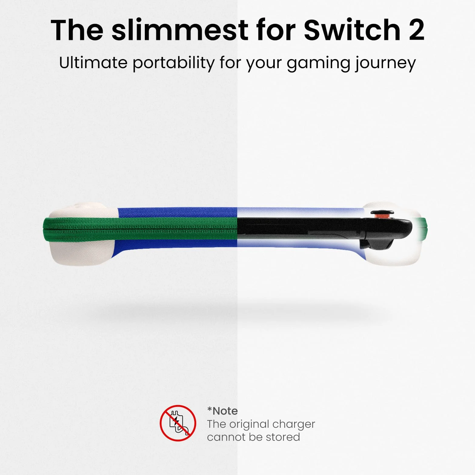 Tomtoc Slim Etui Torba na Nintendo Switch 2 2025, Przenośny Futerał Podróżny Carry Case z 12 Wkładami do Gier, Twarda Obudowa Ochronna