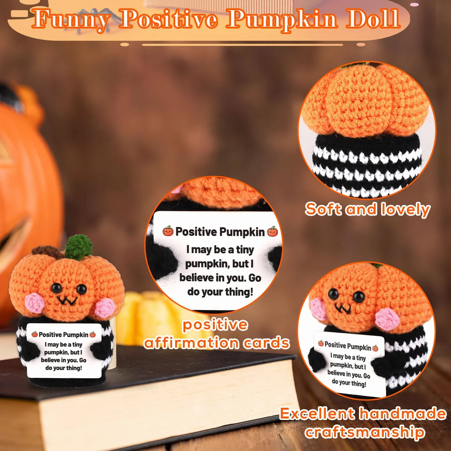 Dynia Szydelkowa Dzianinowa Dekoracja Imprezy na Święto Dziecka Halloween