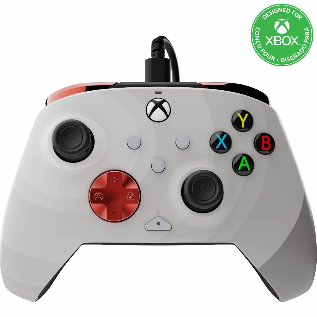PDP REMATCH XBOX przewodowy kontroler RADIAL biały Xbox Series X|S Xbox One