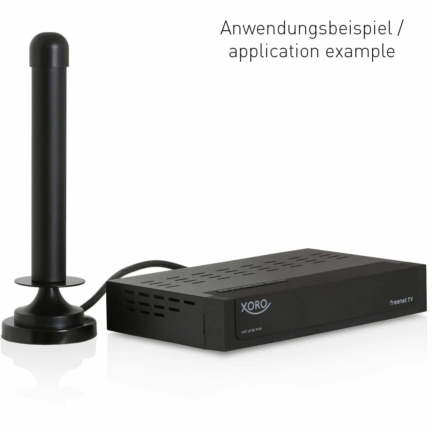 Wicked Chili DVBT 2 antena dla Samsung, Xoro, Sky Vision, Opticum, TechniSat, odbiornik Freenet HD TV, antena do użytku wewnętrznego i zewnętrznego (mocny DVB-T, magnetyczna podstawa, 3m kabel