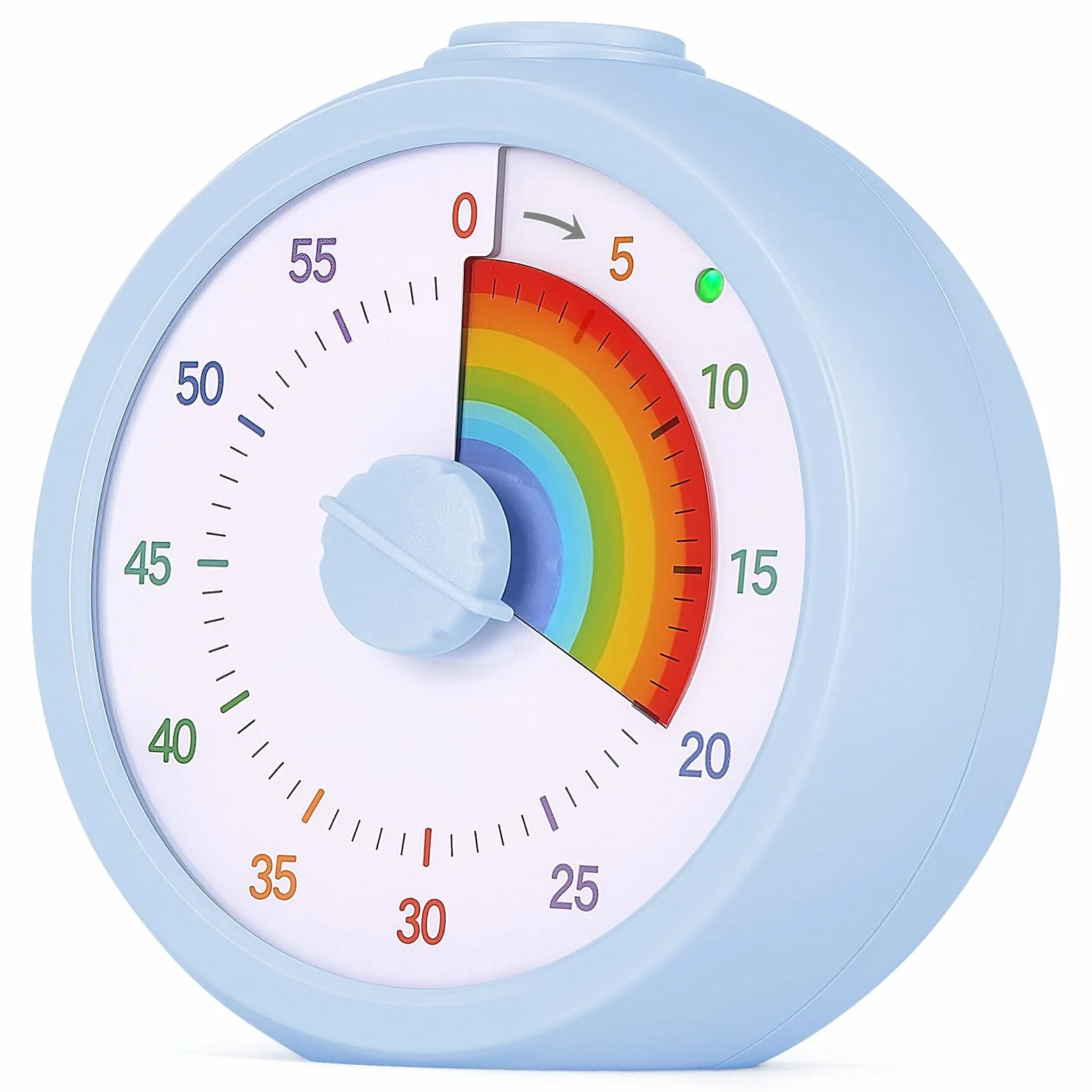 Wizualny timer 60 minut odliczania cichy głośny do kuchni klasy spotkania