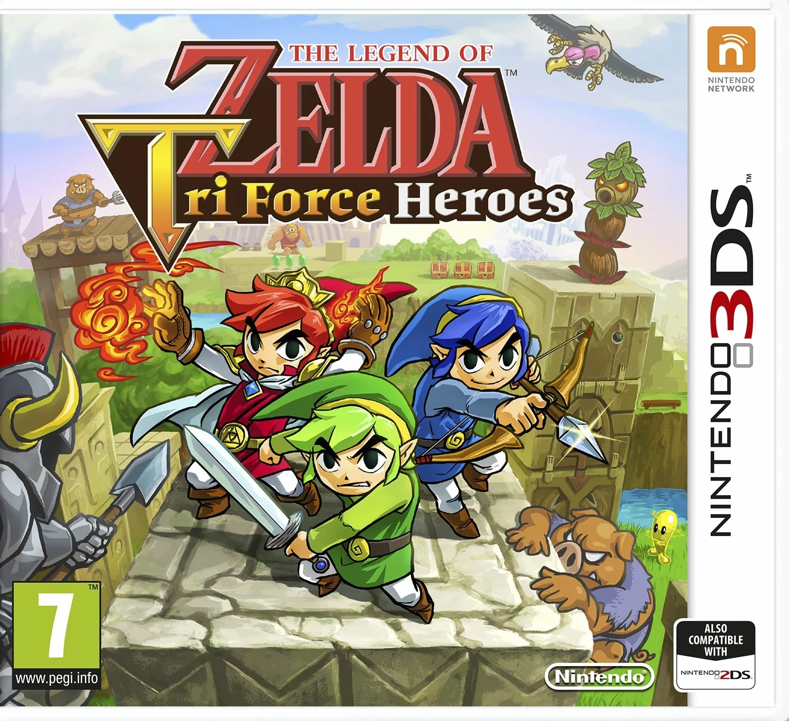 The Legend of Zelda Triforce Heroes 3DS Game
