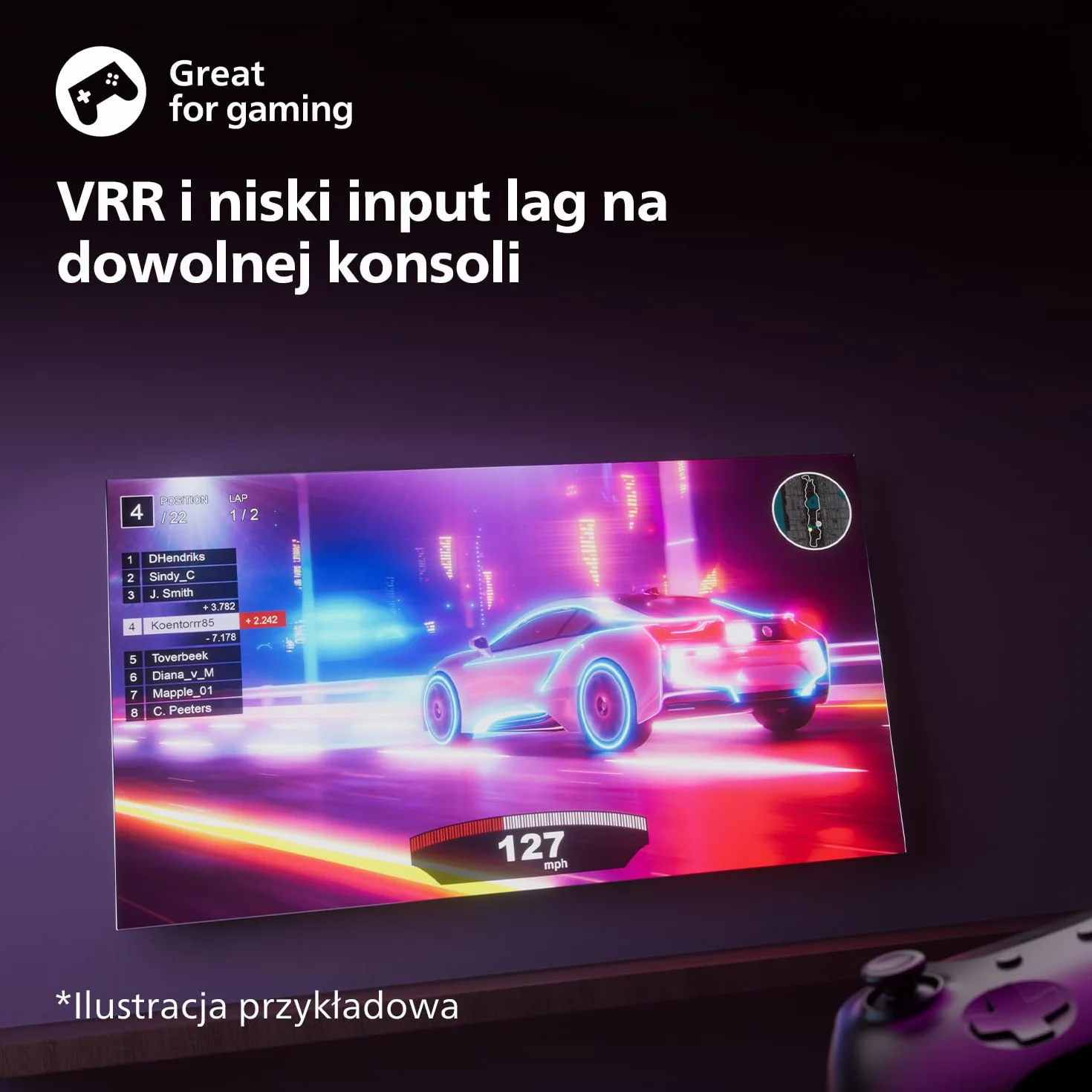 Philips 43PUS7609 4K LED Smart TV – 43-calowy wyświetlacz z platformą Pixel Precise Ultra HD Titan OS i dźwiękiem Dolby Atmos, współpracuje z Alexą i asystentem głosowym Google