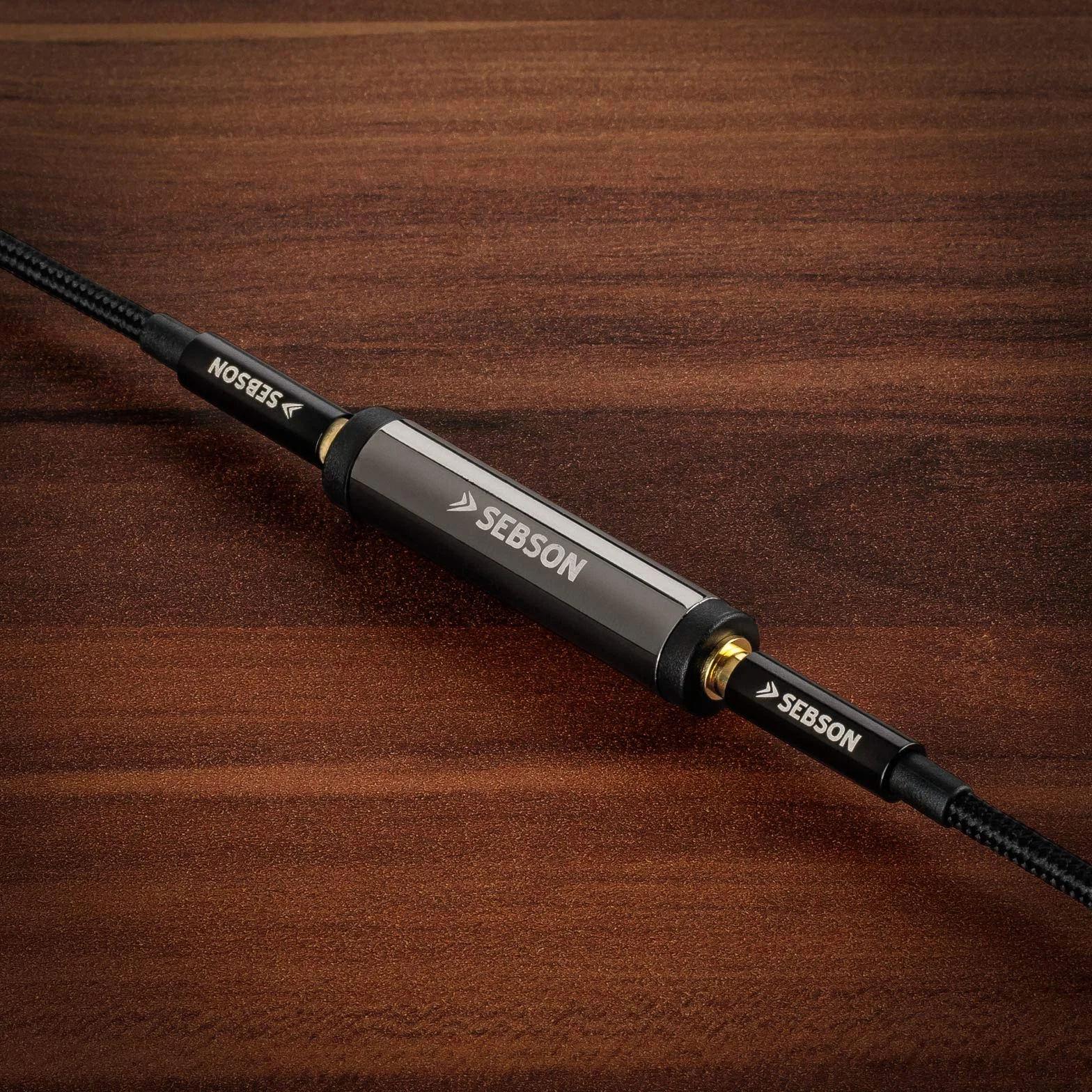 SEBSON Adapter jack stereo 3,5 mm, żeński/żeński, gniazdo wtykowe, złącze/adapter AUX do kabla audio