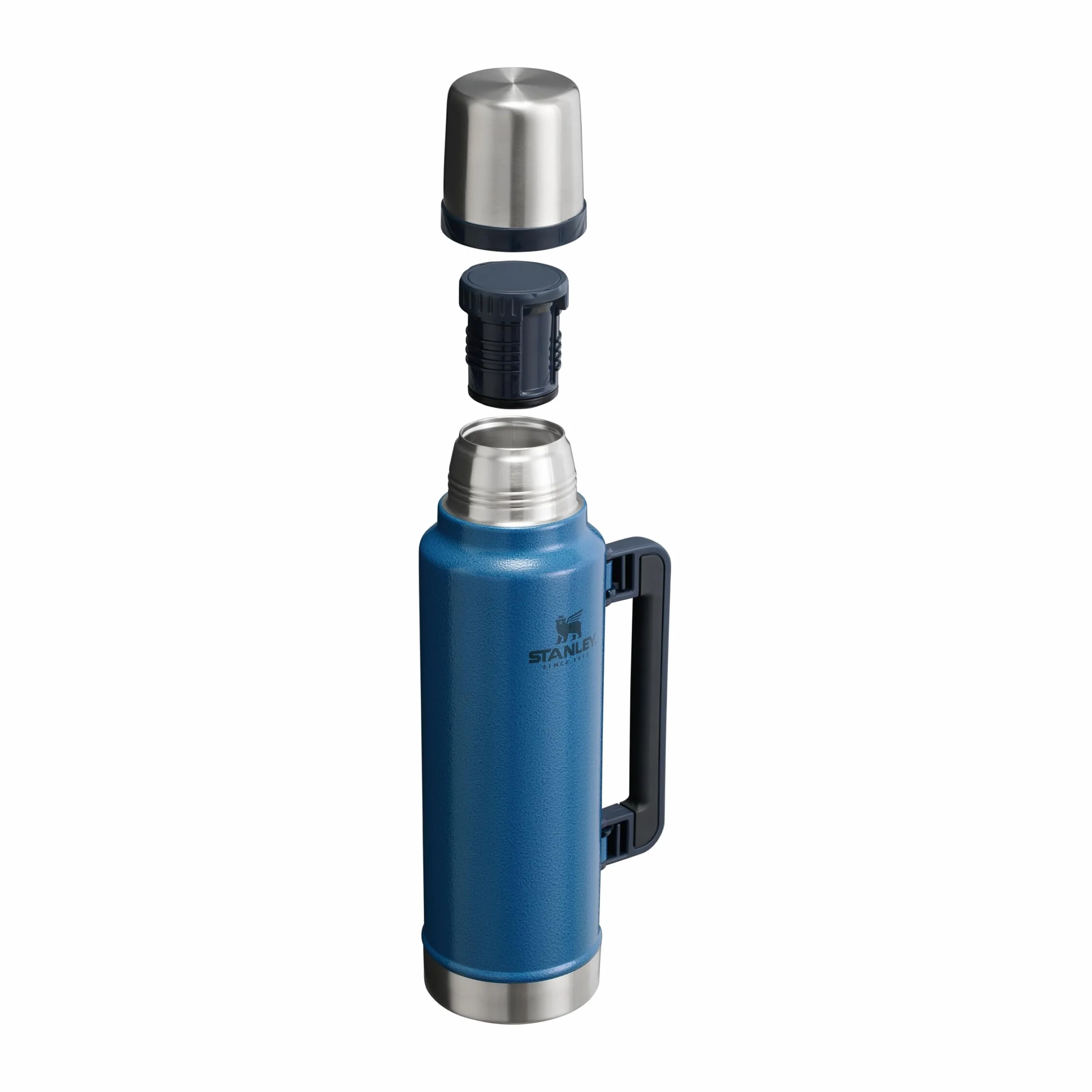 Stanley Classic Legendary Termos 1.4L - Termos ze Stali Nierdzewnej Bez BPA - Utrzymuje ciepło przez 40 godzin - Zimno 35 Godzin - Szczelna nakrętka pełniąca rolę kubka - Do Mycia w Zmywarce - Lake