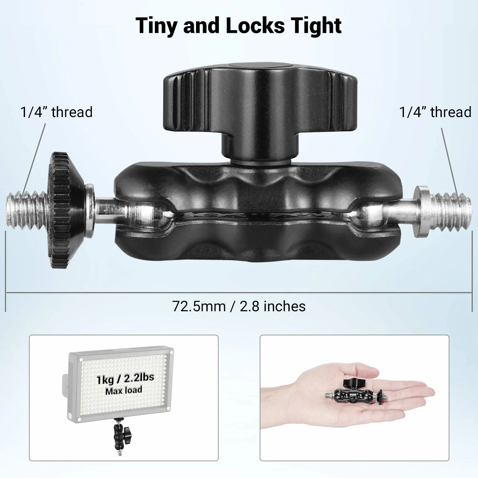 SMALLRIG Uniwersalne ramię Magic Arm z małą głowicą kulową - 2157