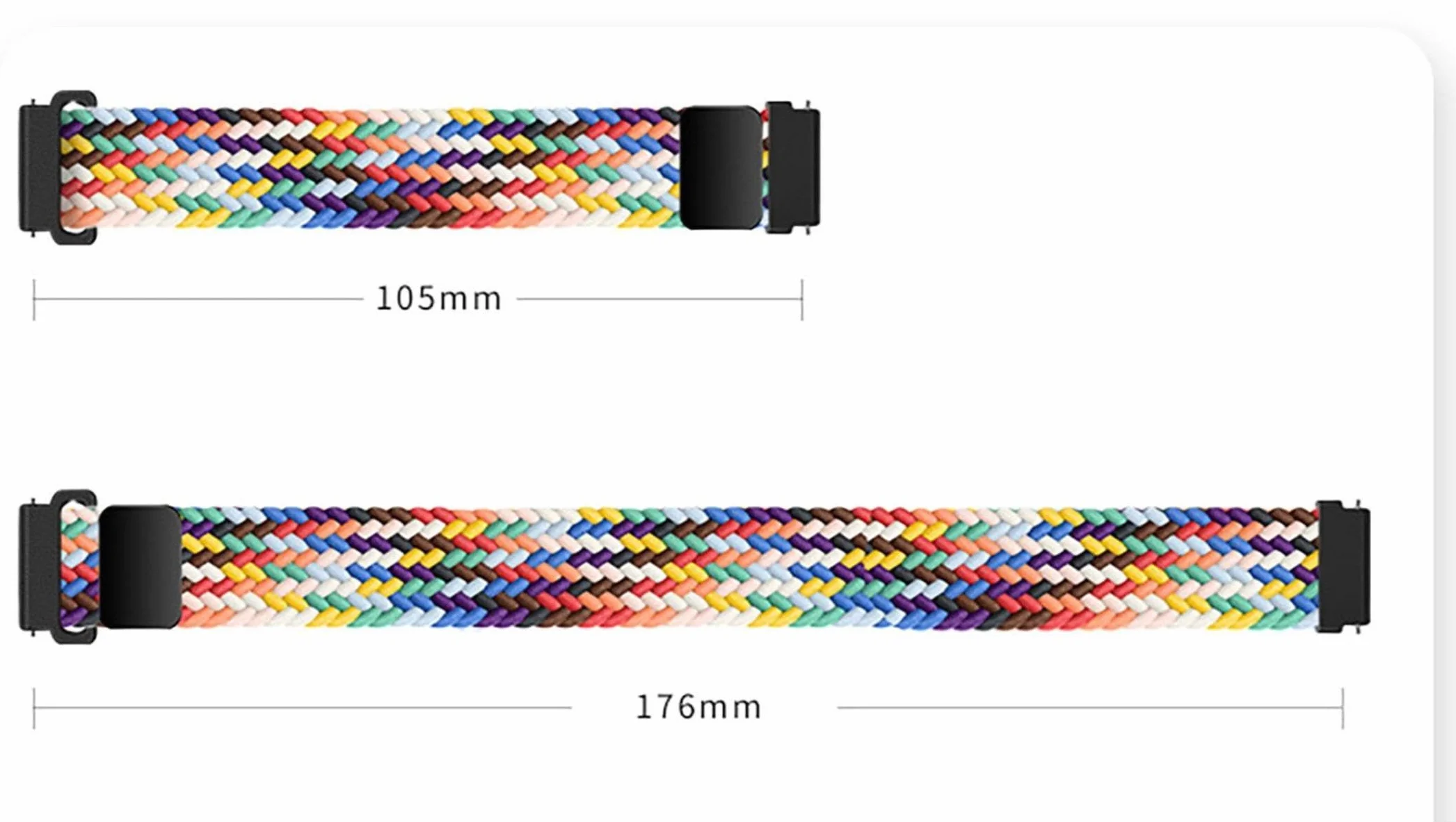 GIOPUEY Paski kompatybilne z Garmin Lily 2, miękki nylonowy pasek pleciony [unisex] [oddychający]