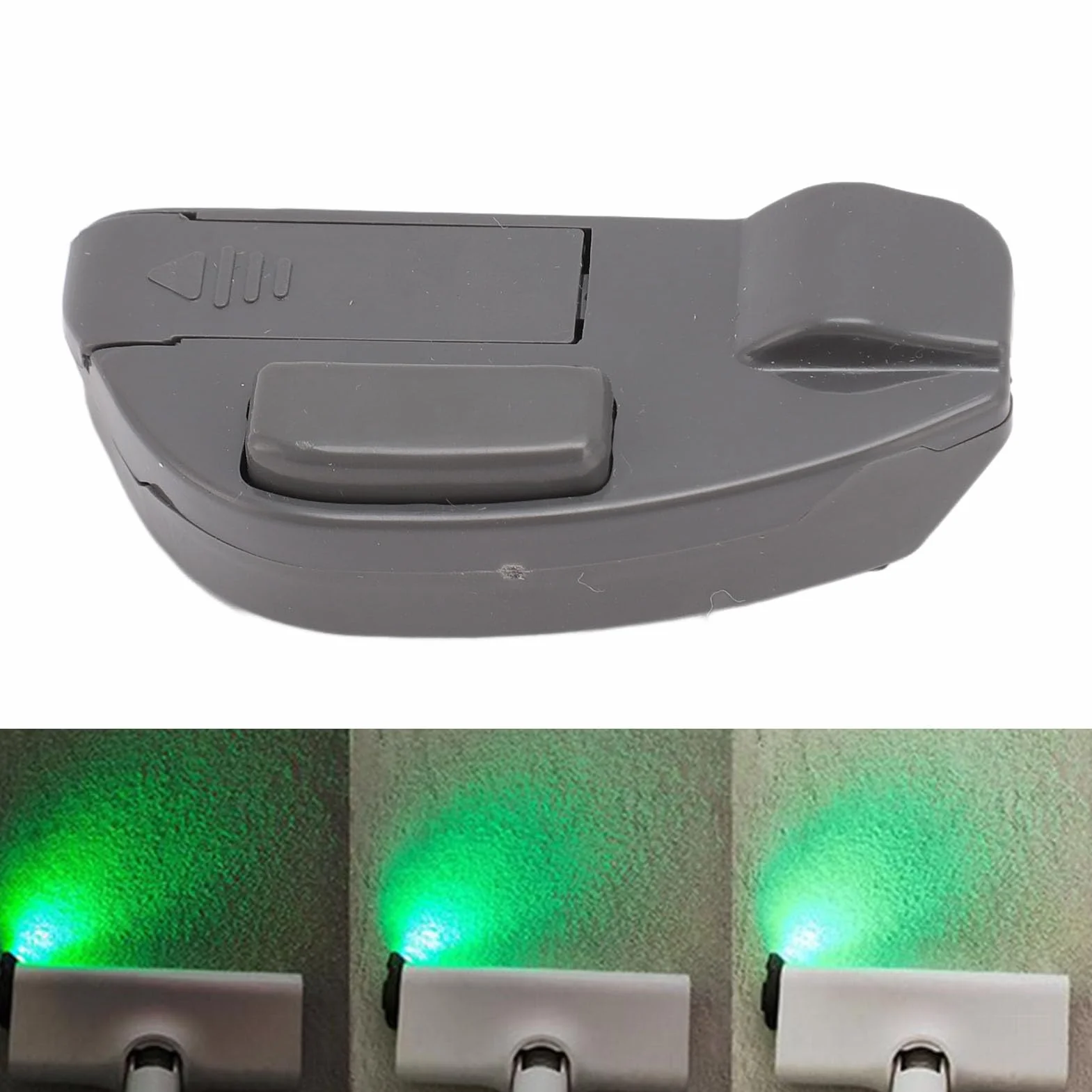 Uniwersalna Nasadka Odkurzacza z LED, Wykrywacz Kurzu Jasnozielona Dioda