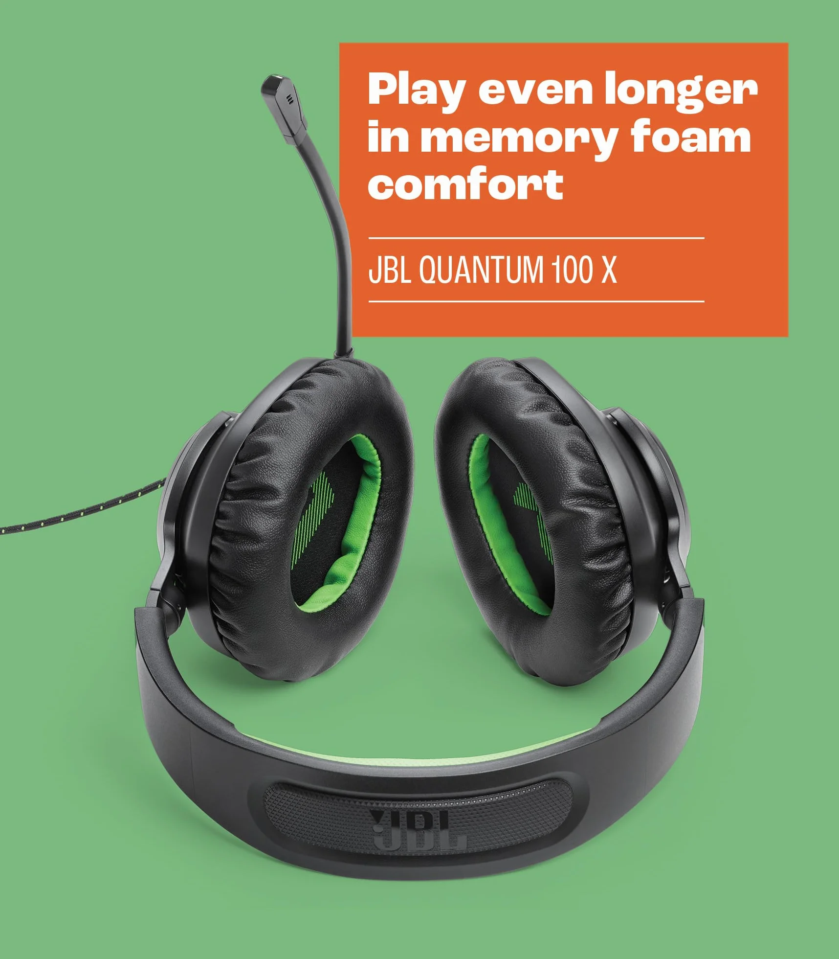 JBL Quantum 100X Console zestaw słuchawkowy do gier Xbox (czarny)