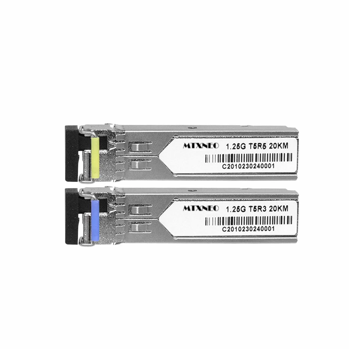 Jedna para modułów SFP 1.25G Bidi Single Fibre Transceiver 1310 nm/1550 nm SMF złącze LC do 20 km do otwartych przełączników