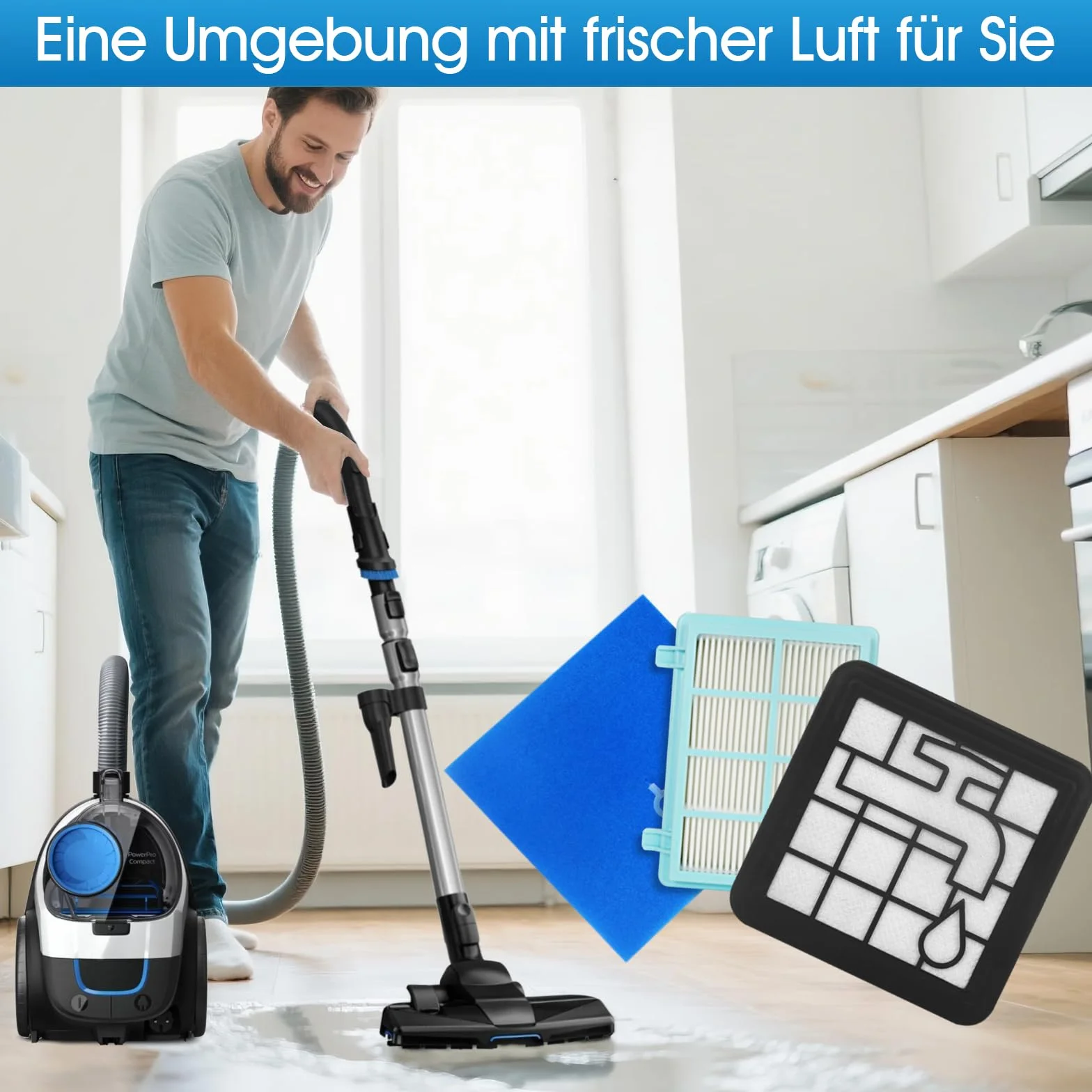 2 sztuki filtrów do Philips Power Pro Compact FC8010/01 FC9330 FC9331 FC9332 FC9333 FC9334 FC9555 FC9550