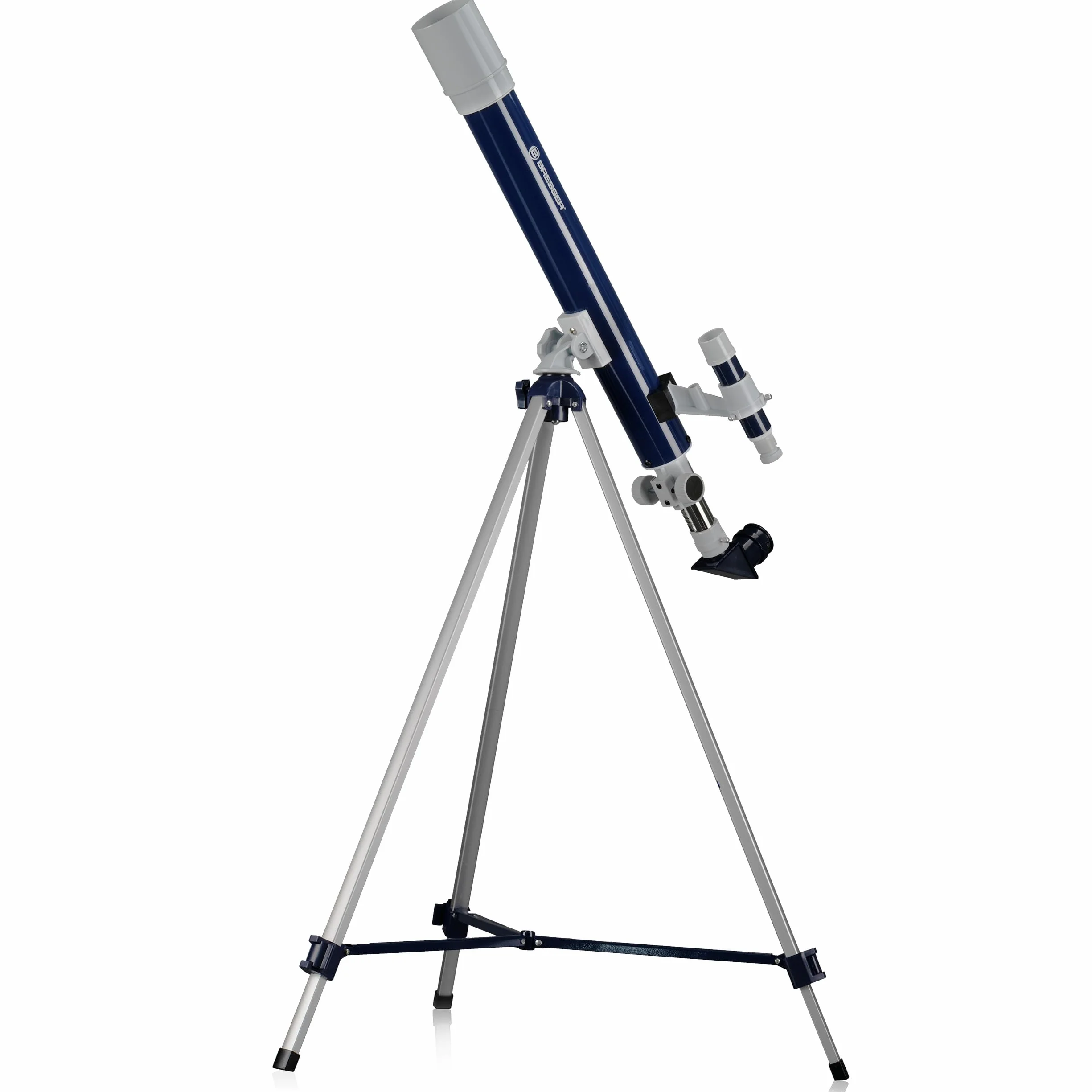 Bresser Herkules 50/600 teleskop, otwór 50 mm, powiększenie 30-150x, mocowanie azymutalne, 3 okulary, filtr księżycowy, lustro zenitalne