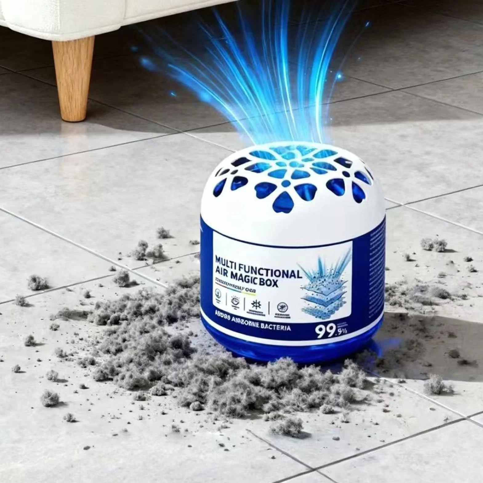 Oczyszczacz powietrza do domu, 120 g, filtr kurzu, pudełko do oczyszczania powietrza, odświeżacz powietrza dla całej rodziny, do sypialni, łazienki, biura, piwnicy, garażu, mieszkania