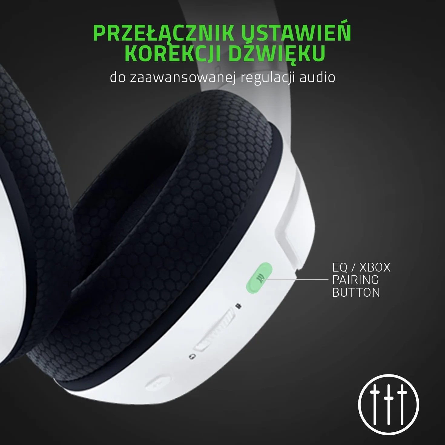 Razer Kaira Pro - bezprzewodowy zestaw słuchawkowy do konsoli Xbox Series X i mobilnych konsol Xbox Gaming (50mm przetworniki, mikrofon HyperClear Supercardioid, specjalny mikrofon) Biały