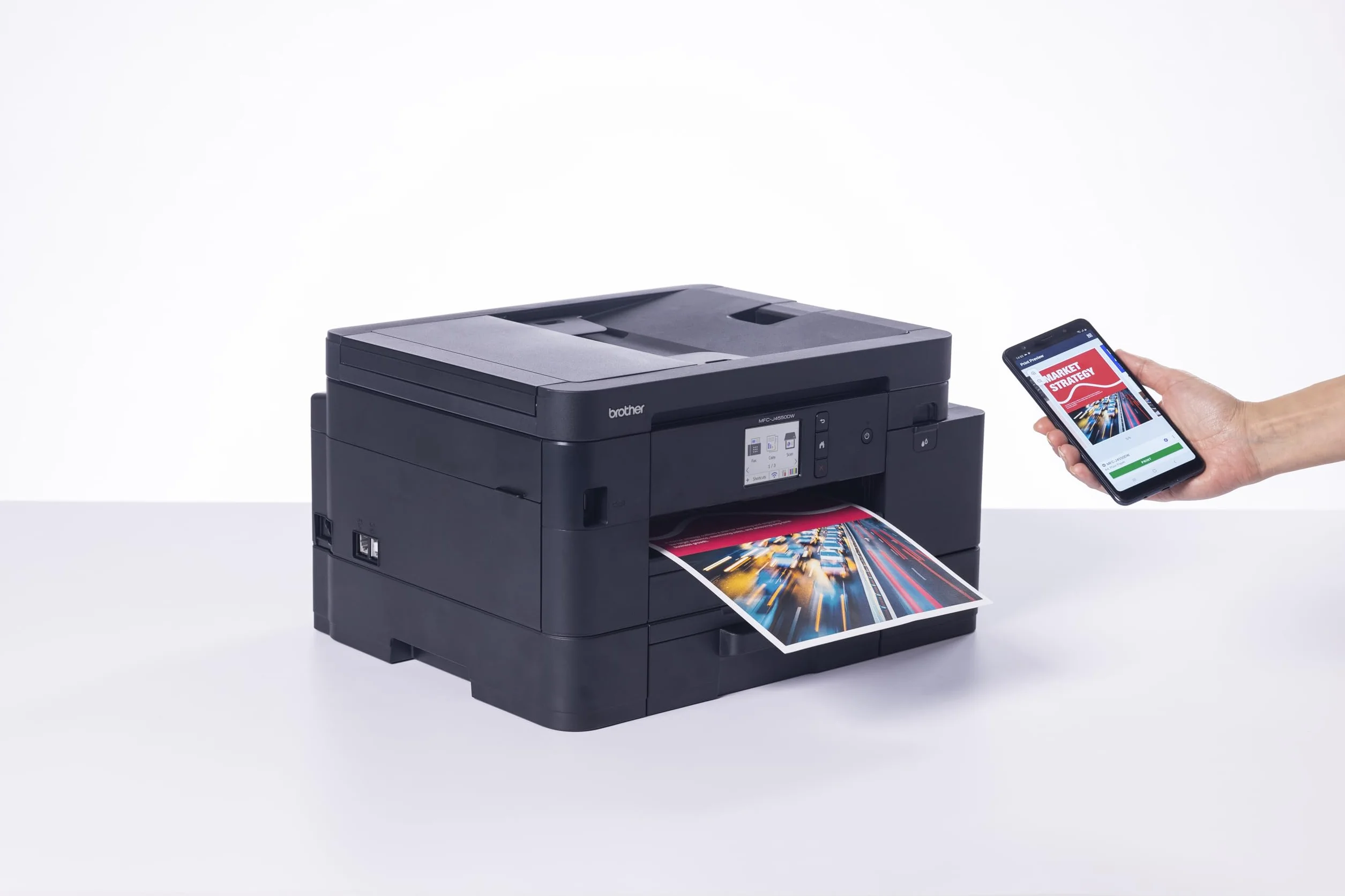 Brother MFC-J4550DW bezprzewodowa drukarka atramentowa 4 w 1 – kwalifikuje się do pakietu EcoPro.