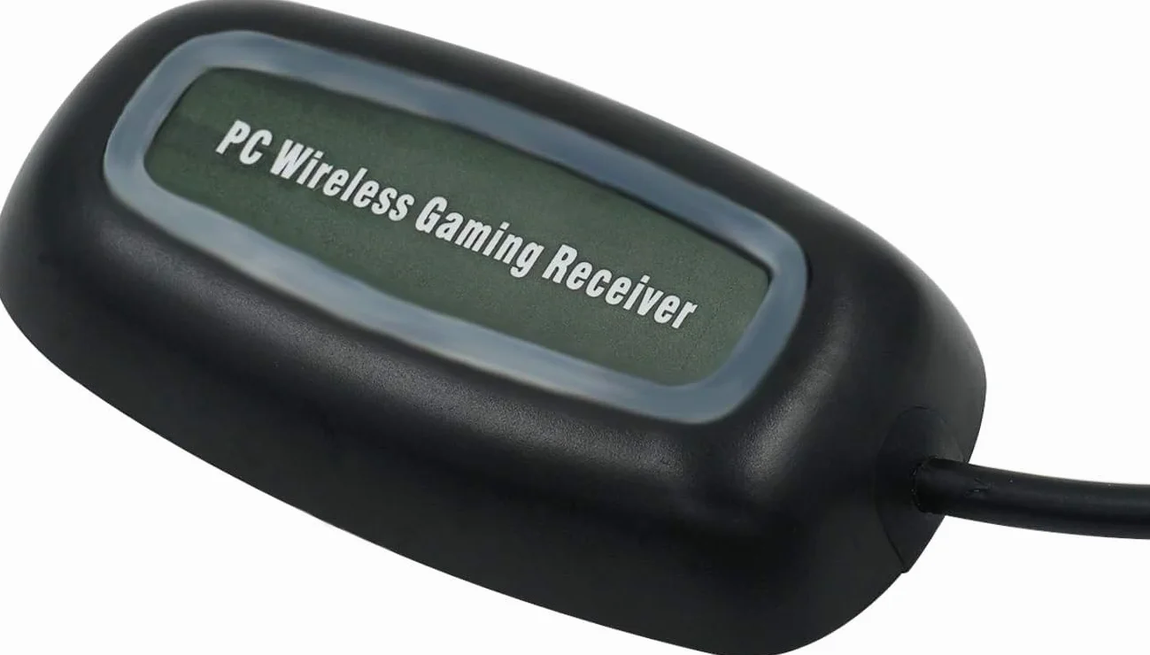 Mcbazel Bezprzewodowy USB 2.0 Gaming Receiver Adapter do Xbox 360 PC - Czarny