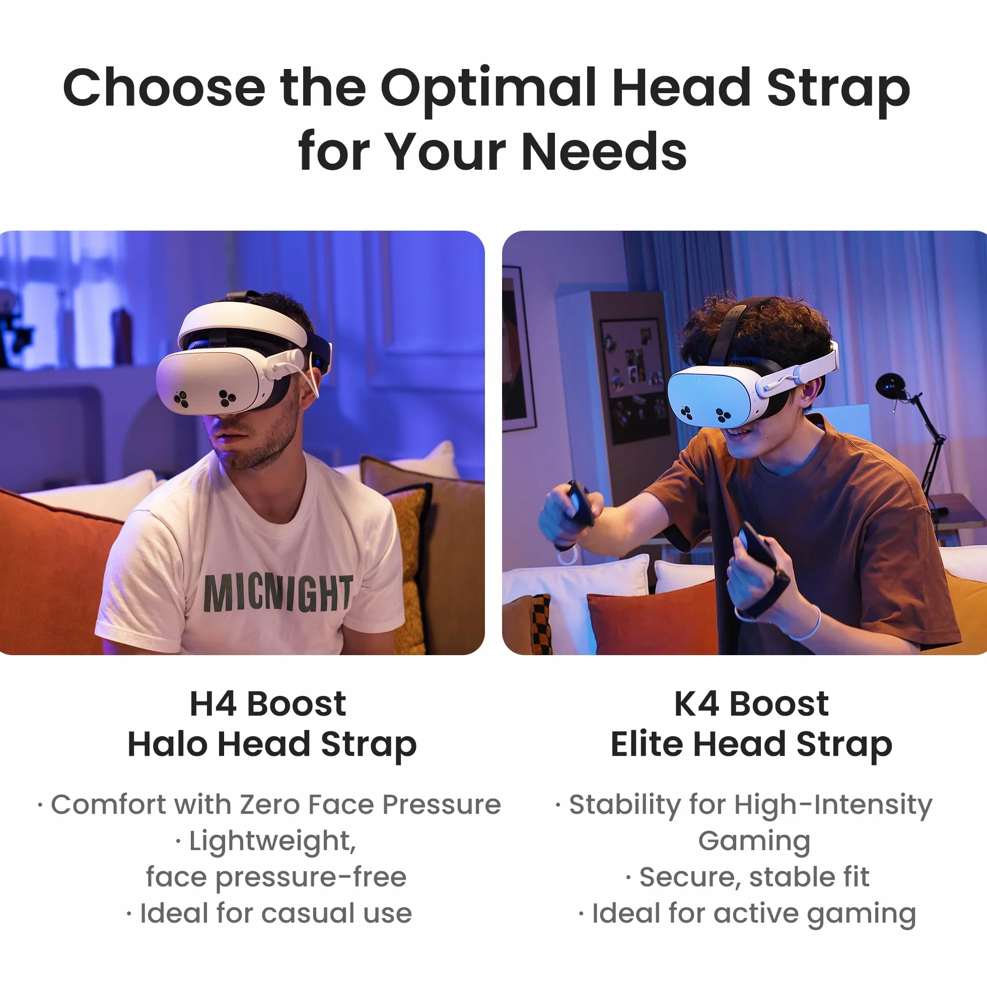 KIWI design H4 Boost Elite Strap z akumulatorem, kompatybilny z Meta Quest 3