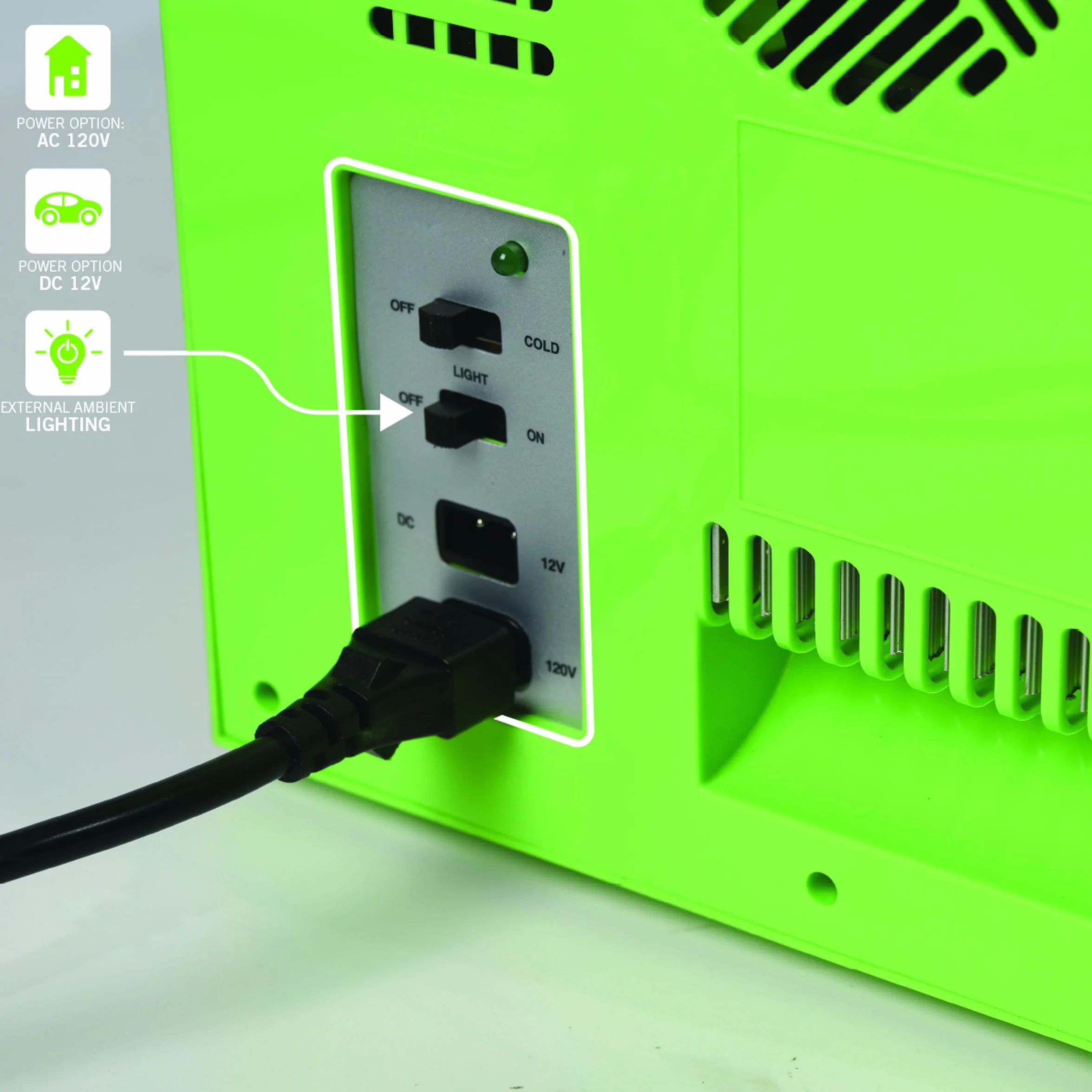 Minecraft Creeper Cooler Mini lodówka 6,7 litra 220 V / 12 V cicha cool box