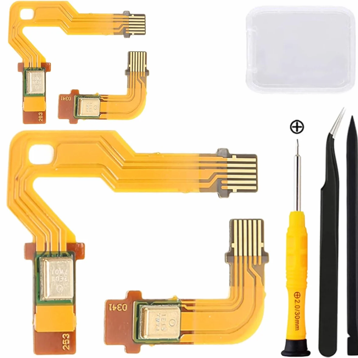do PS5 Flex Cable Mikrofon do Playstation 5 dla PS5 BDM-010 Wymiana elastycznego kabla mikrofonowego kabel wewnętrzny kabel taśmy mikrofonowej do kontrolera PS5 (2 pary)