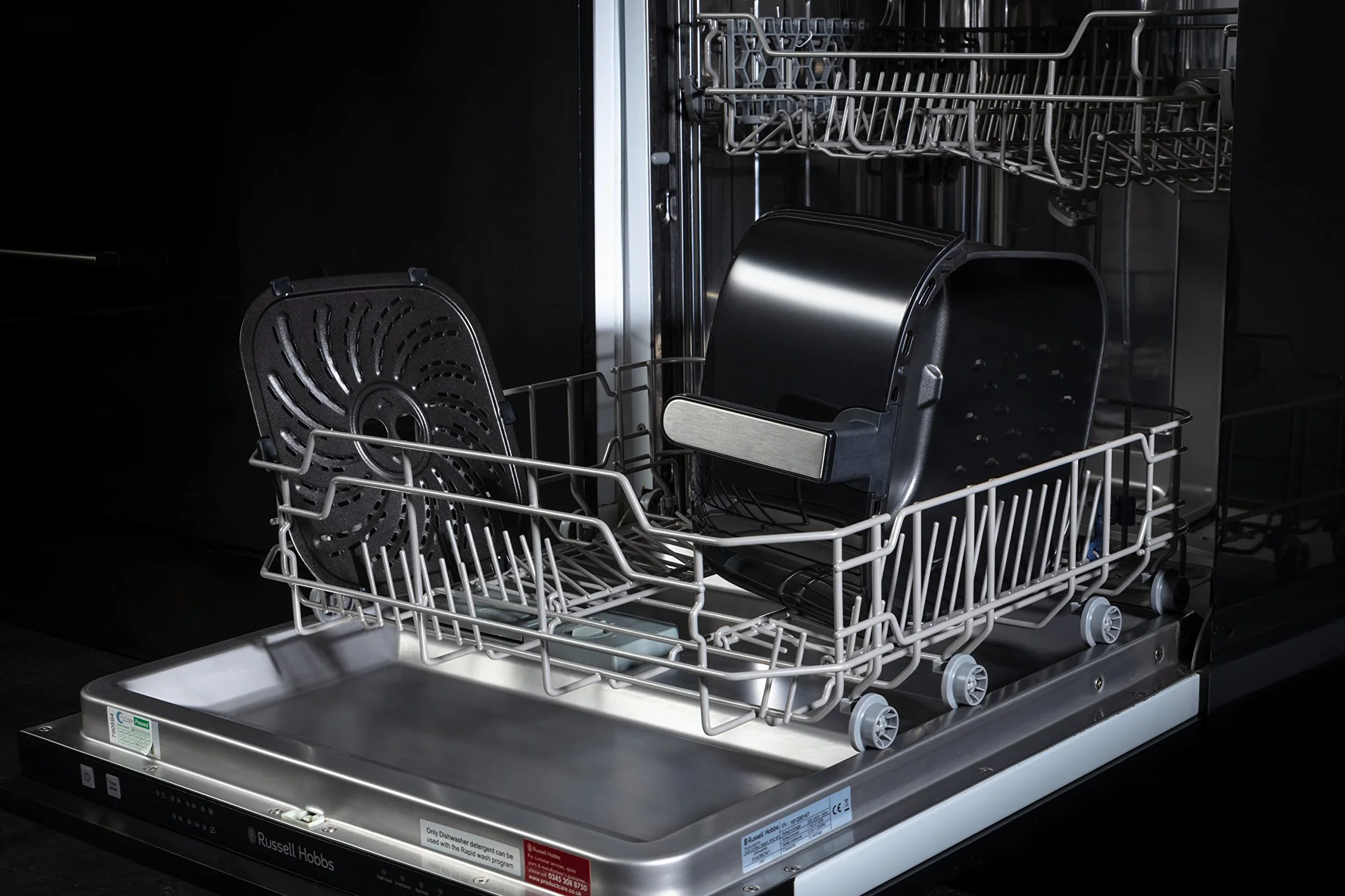 Russell Hobbs Frytkownica beztłuszczowa XXL 8L [7 funkcji gotowania, 10 programów] Rapid Air (można myć w zmywarce, max. 220°C, frytkownica bez oleju, grill, pieczenie, smażenie) SatisFry 27170-56