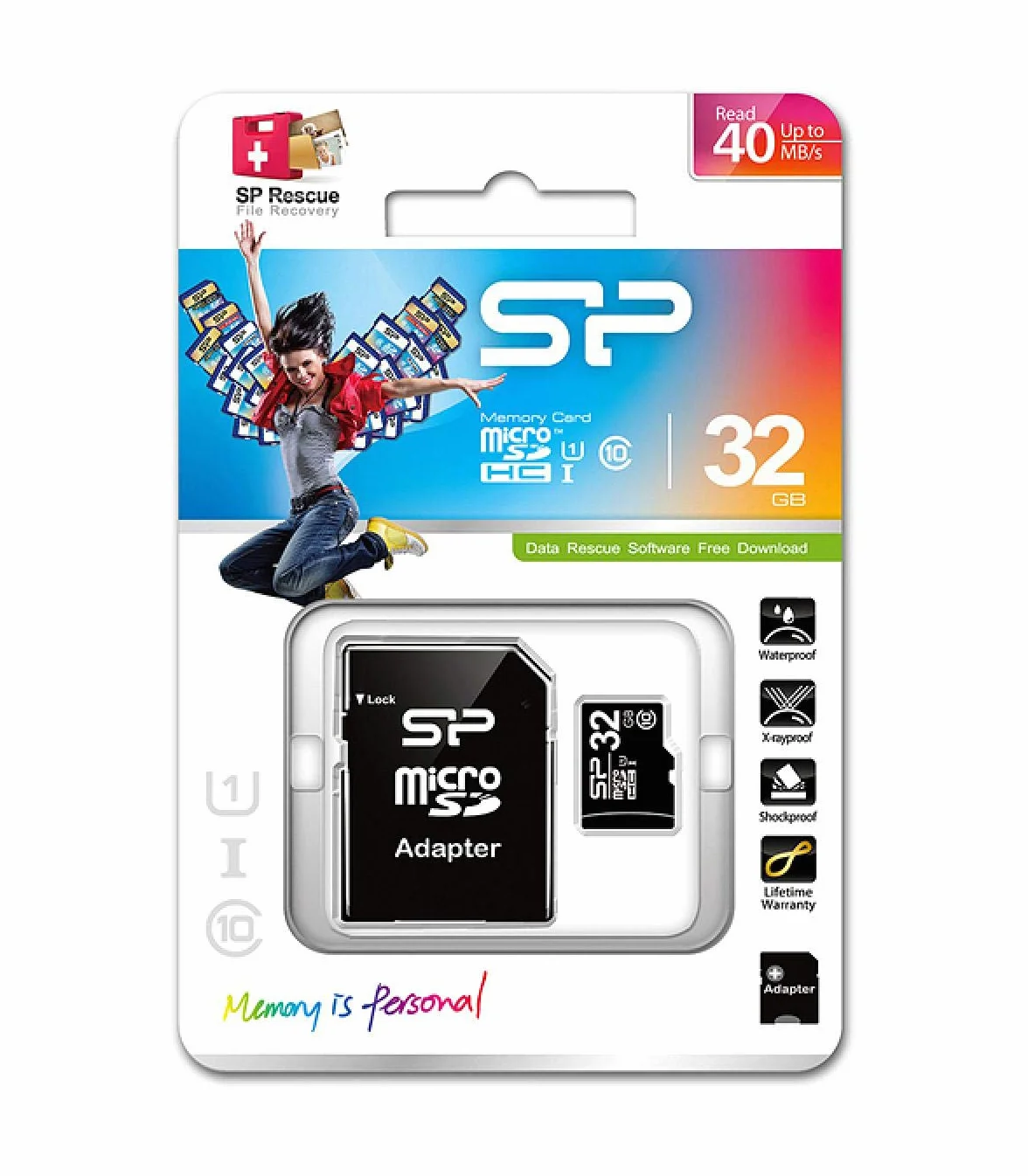 Silicon Power Class10 16GB microSDHC karta pamięci