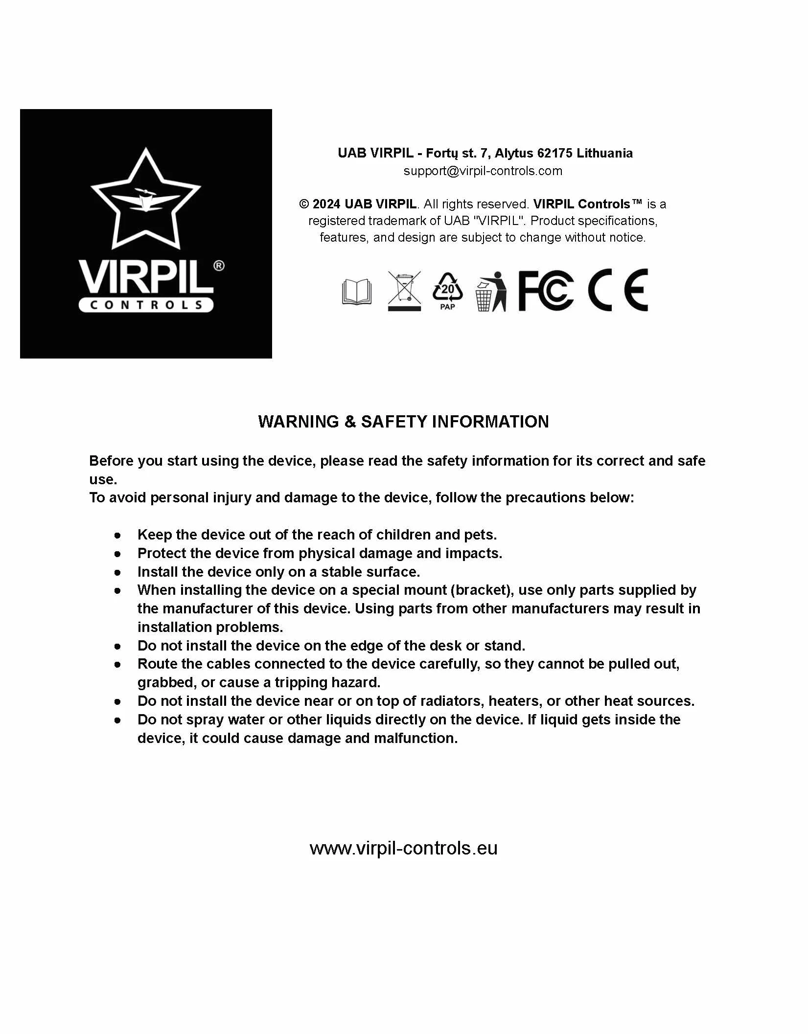 VIRPIL Controls Constellation ALPHA Prime [R] Joystick Flightstick PC HOTAS Space Sim