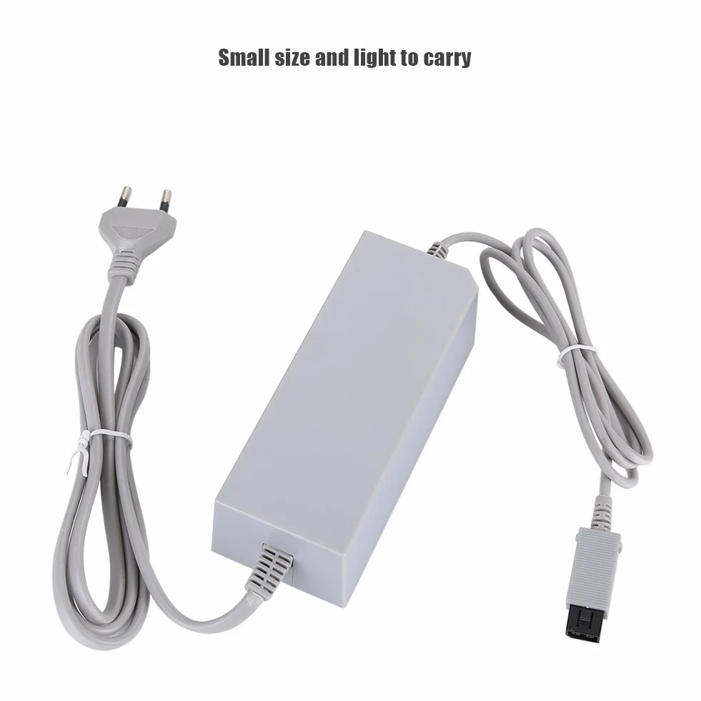 Asixx Ładowarka do Wii, Kabel Zasilacza do Nintendo Wii, 110-240V(EU)