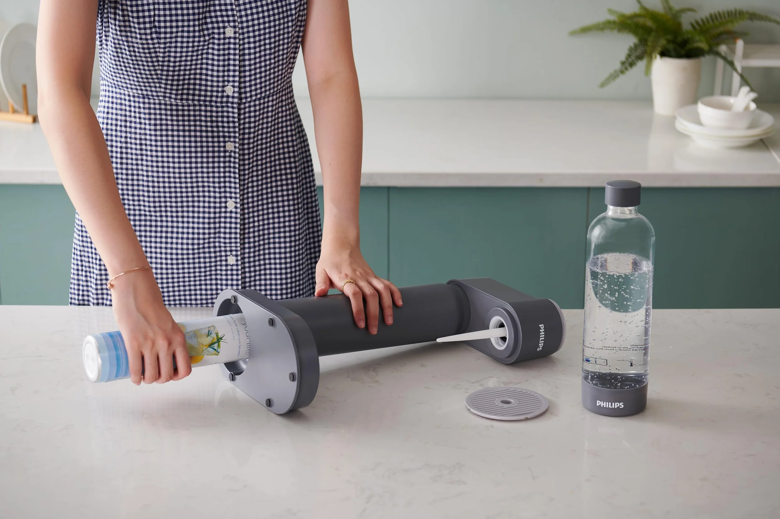 Philips ADD913/10 urządzenie do przygotowywania wody gazowanej cylinder CO2 60 l stal nierdzewna