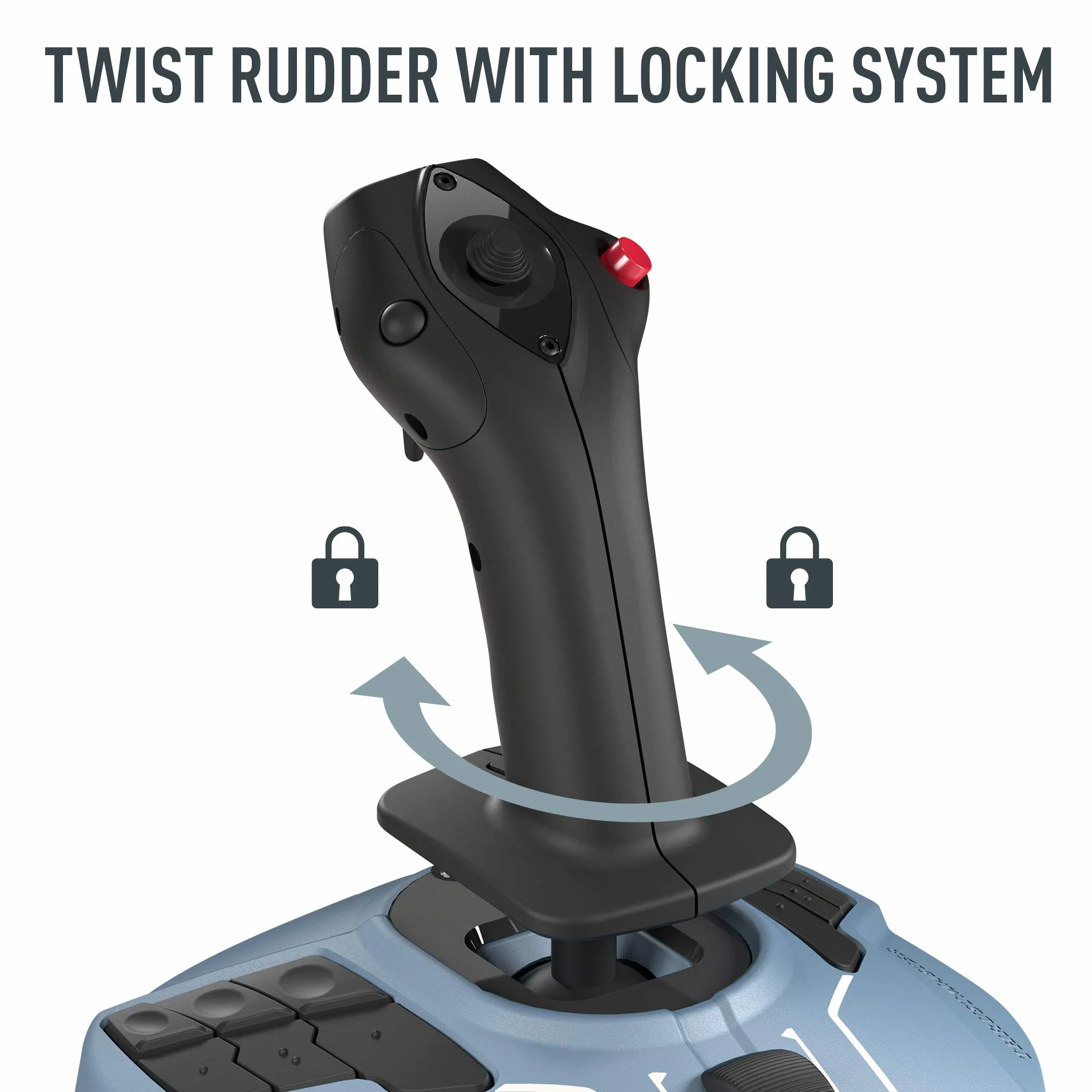 Thrustmaster Thrustmaster Tca Captain Pack Airbus Edition, Ergonomiczne Repliki Bocznego Drążka Sterowego I Pełnego Panelu Przepustnicy, Technologia Magnetyczna, Zgodność Z Komputerem PC (windows_10)