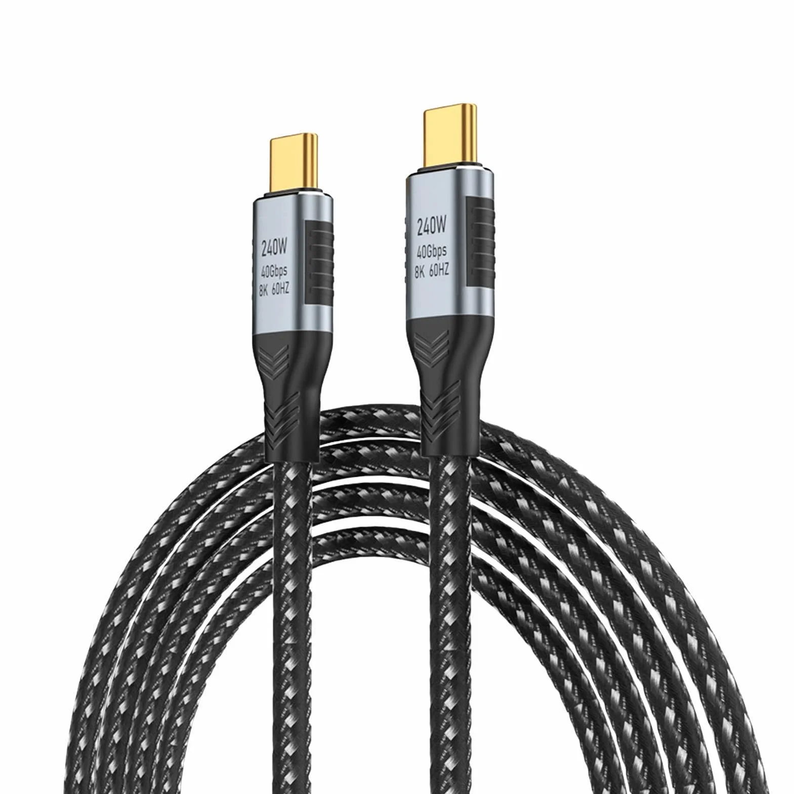 Kabel do szybkiego ładowania, kabel do szybkiego ładowania, kabel USB C 40 Gb/s, uniwersalny kabel USB C do szybkiego ładowania 240 W, do laptopów, stacji dokujących, telefonów i laptopów