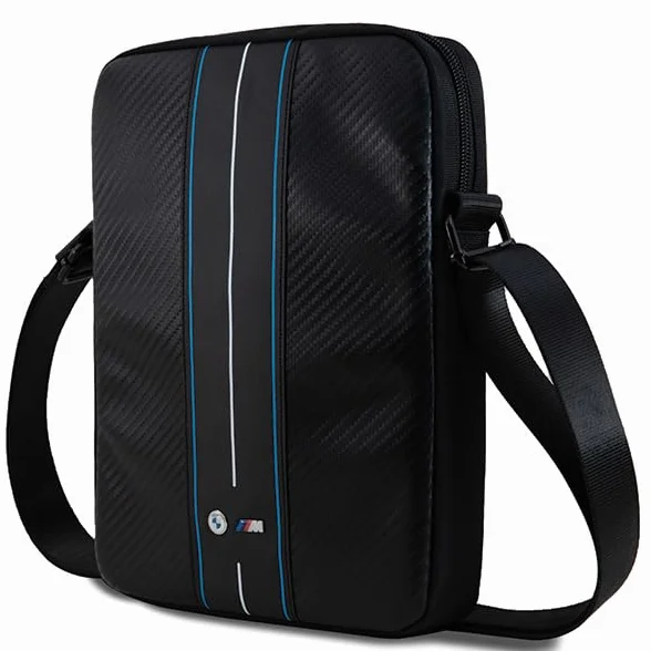 CG MOBILE BMW torba BMTB10COMSCAKL 10" czarna Carbon Blue Stripes, czarny