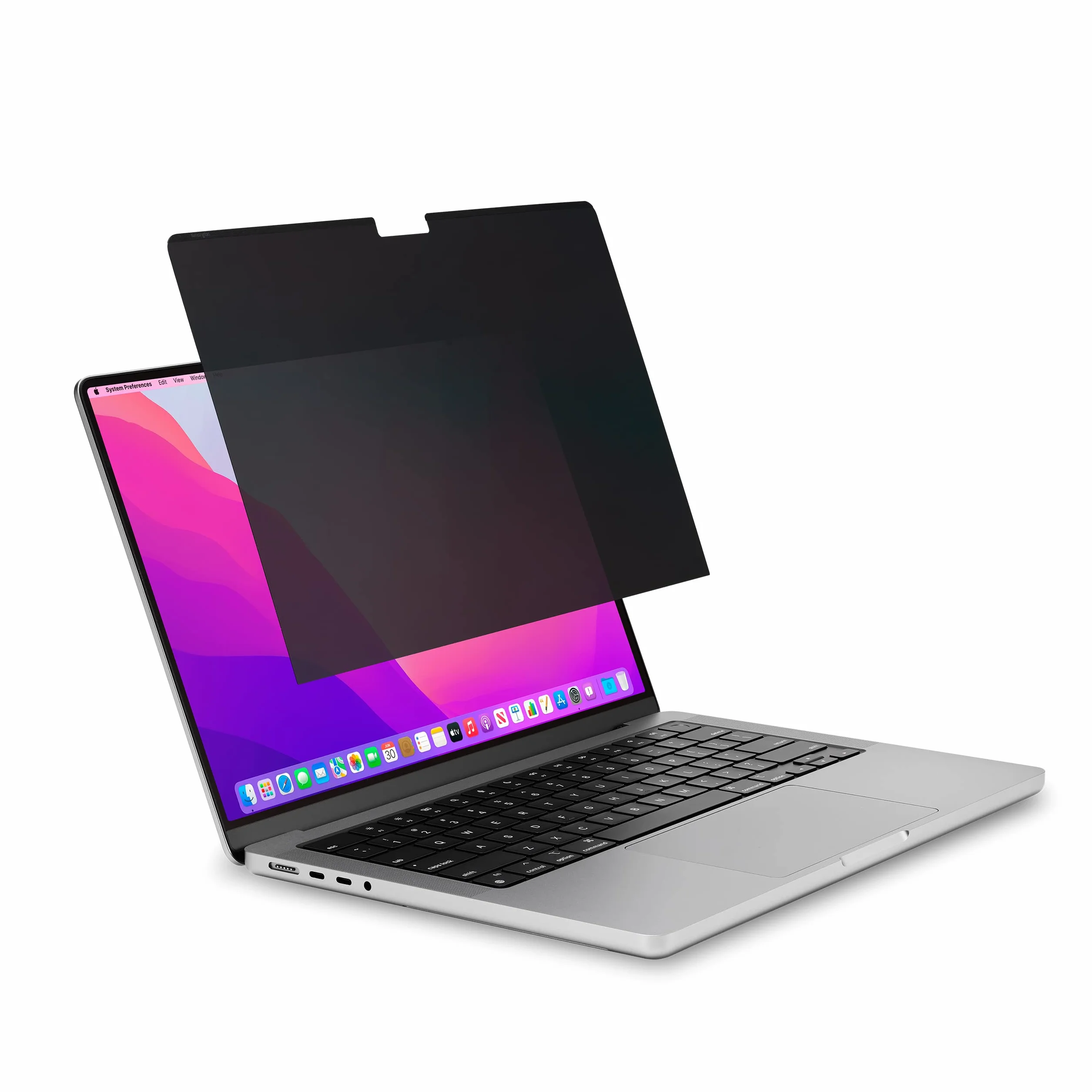 Kensington, Magnetyczny filtr prywatyzujący MagPro Elite do MacBooka Pro 14 cali (2021), przeciwodblaskowy, redukcja niebieskiego światła, łatwy montaż, kolor czarny (K58370WW)